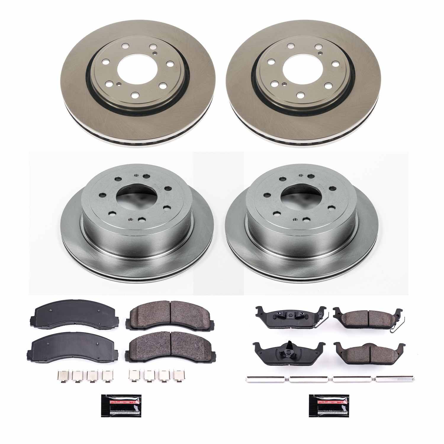 Power Stop 10-11 Ford F-150 Front & Rear Autospecialty Brake Kit