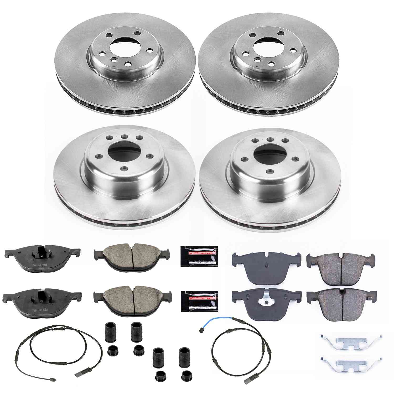 Power Stop 10-17 BMW 535i GT Front & Rear Autospecialty Brake Kit