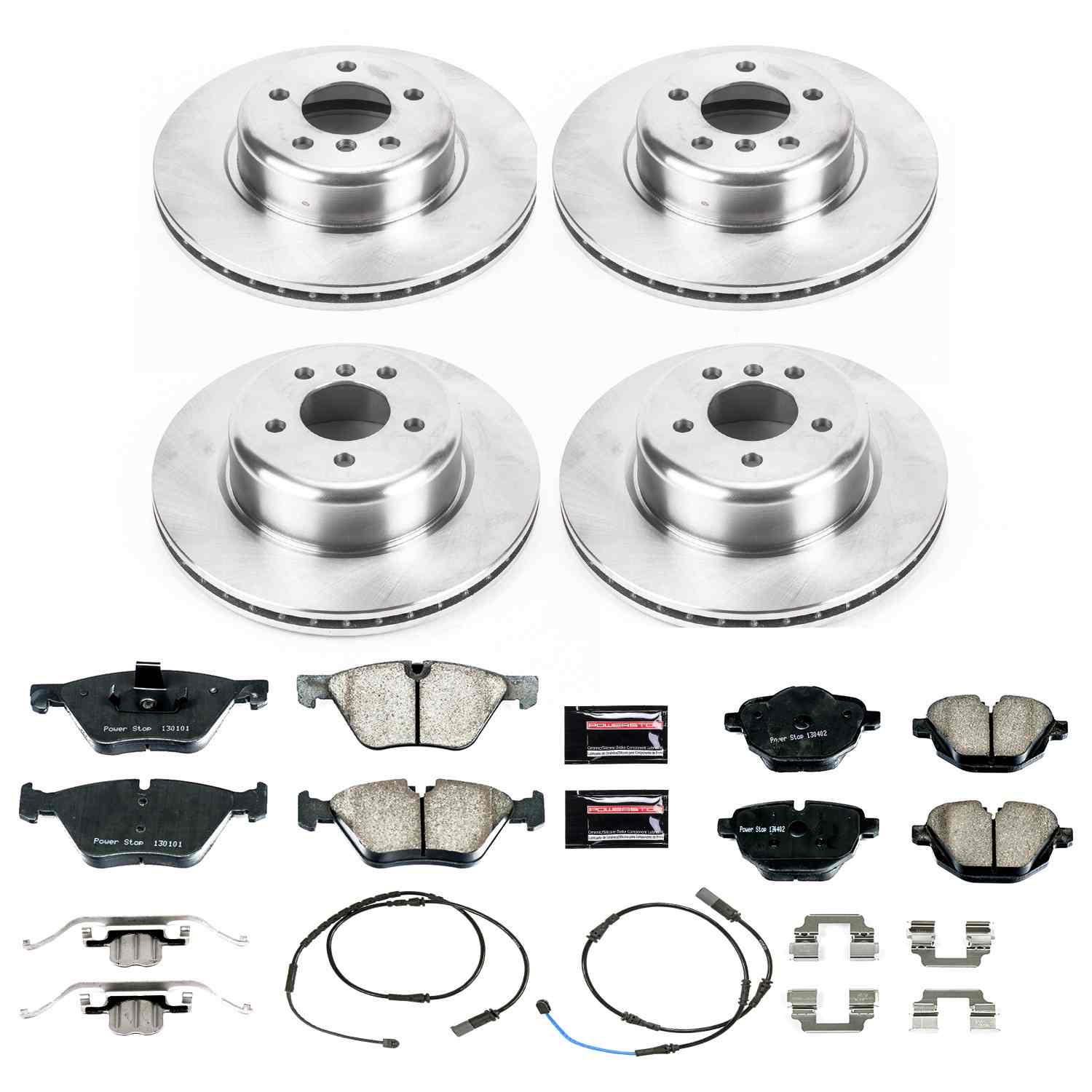 Power Stop 11-16 BMW 528i Front & Rear Autospecialty Brake Kit