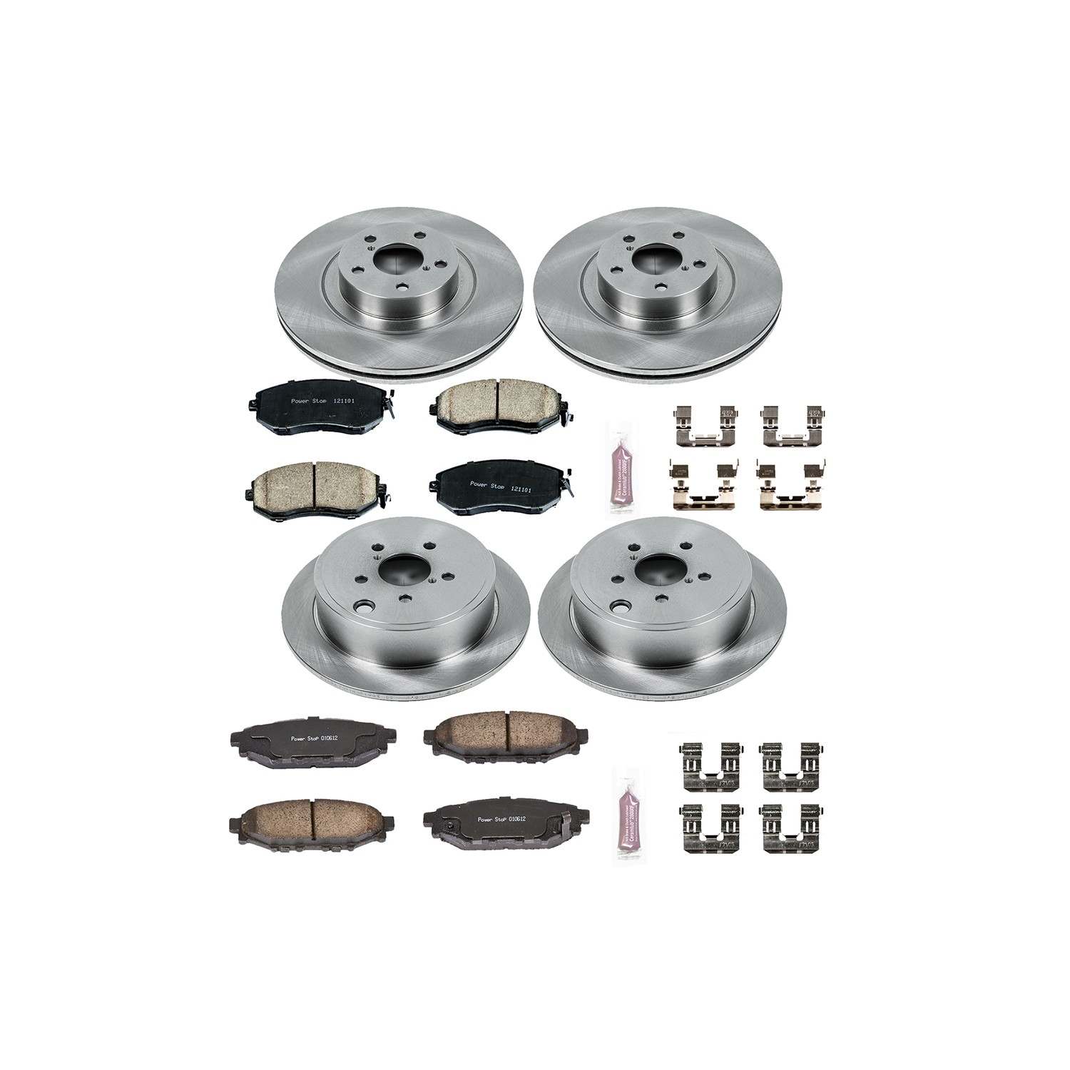 Power Stop 10-13 Subaru Forester Front & Rear Autospecialty Brake Kit