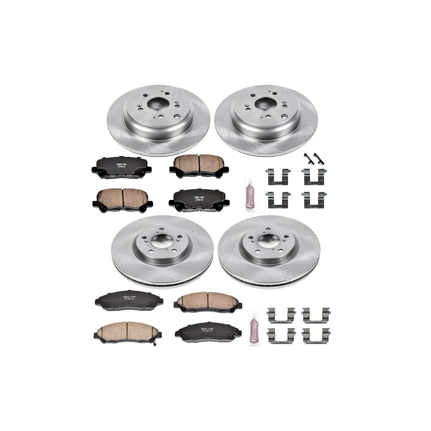 Power Stop 12-15 Honda Pilot Front & Rear Autospecialty Brake Kit