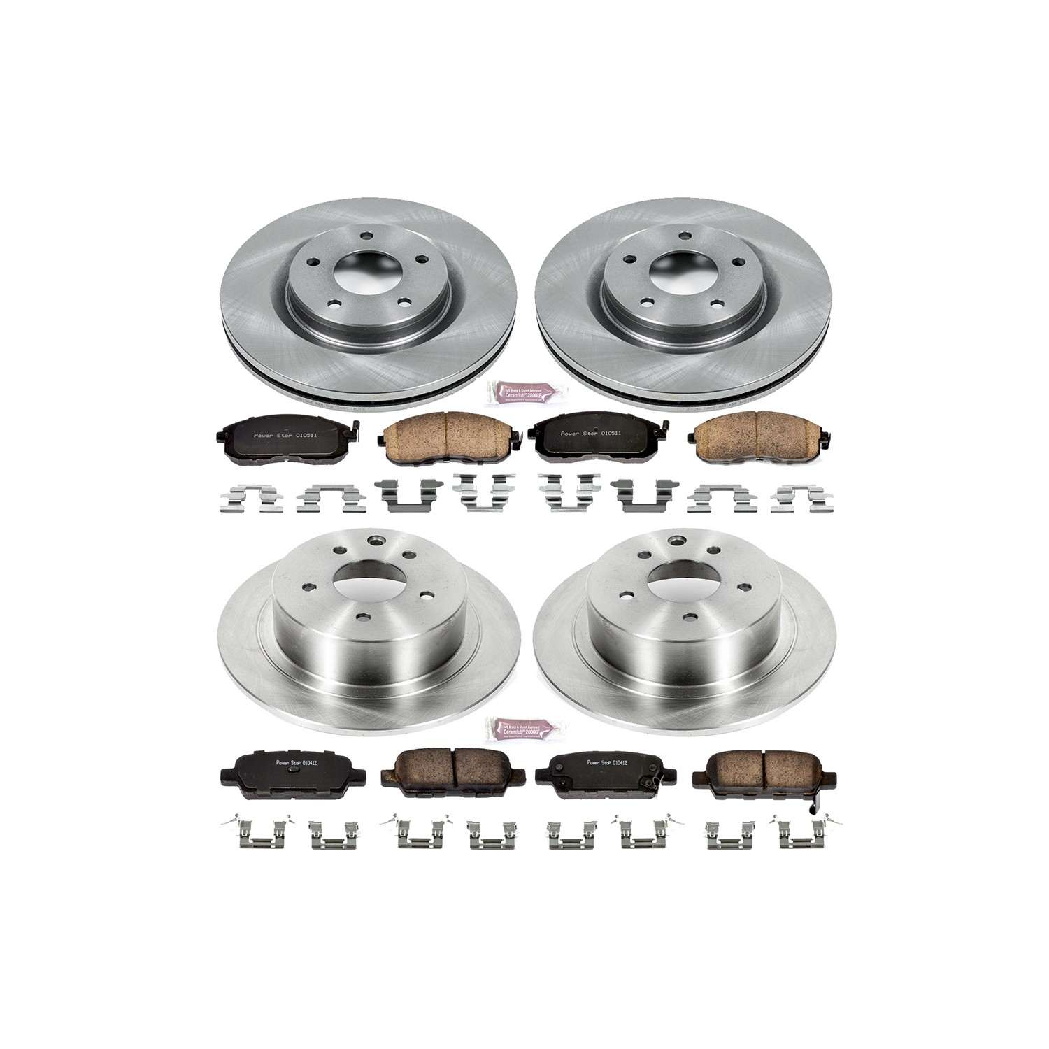Power Stop 11-17 Nissan Juke Front & Rear Autospecialty Brake Kit