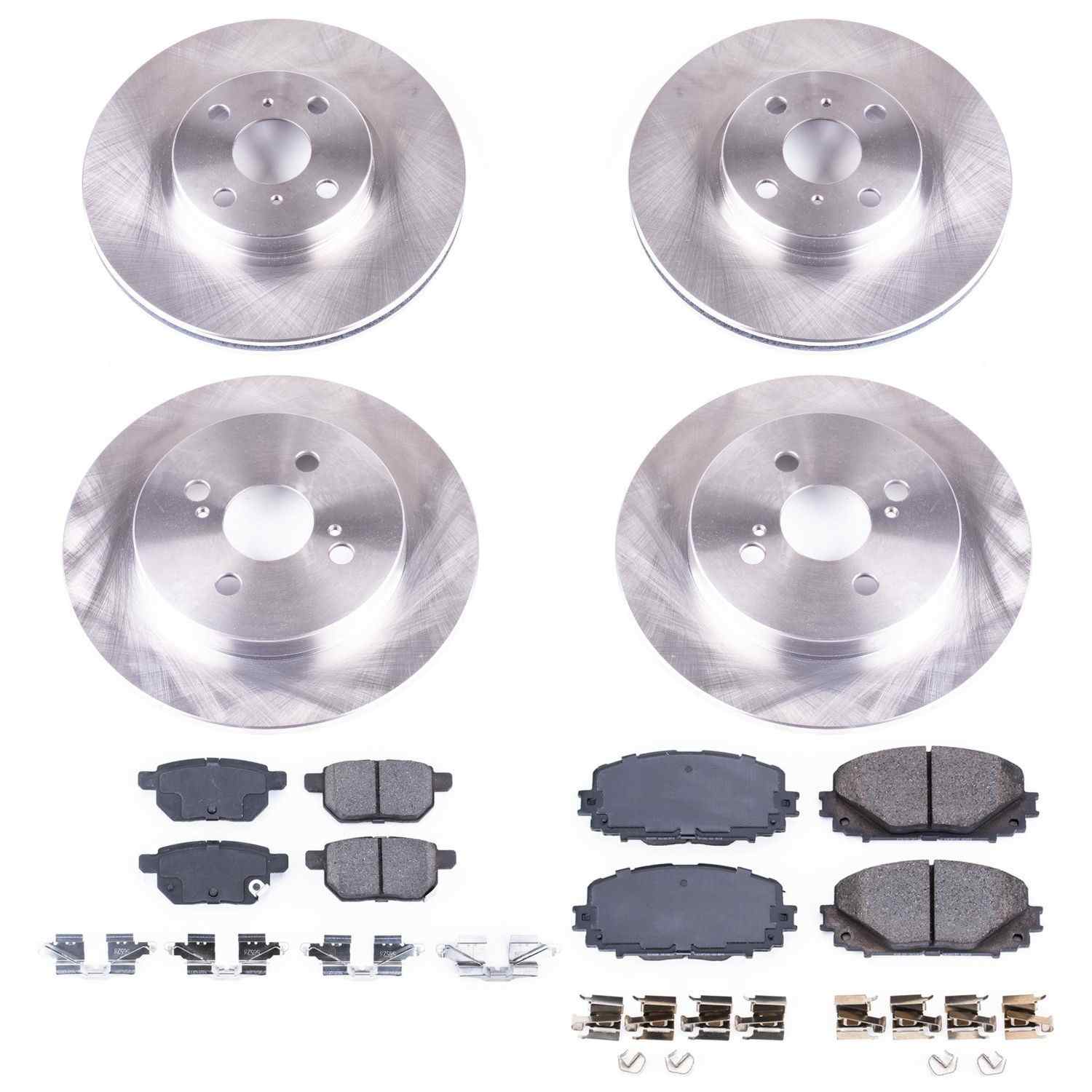 Power Stop 12-18 Toyota Yaris Front & Rear Autospecialty Brake Kit