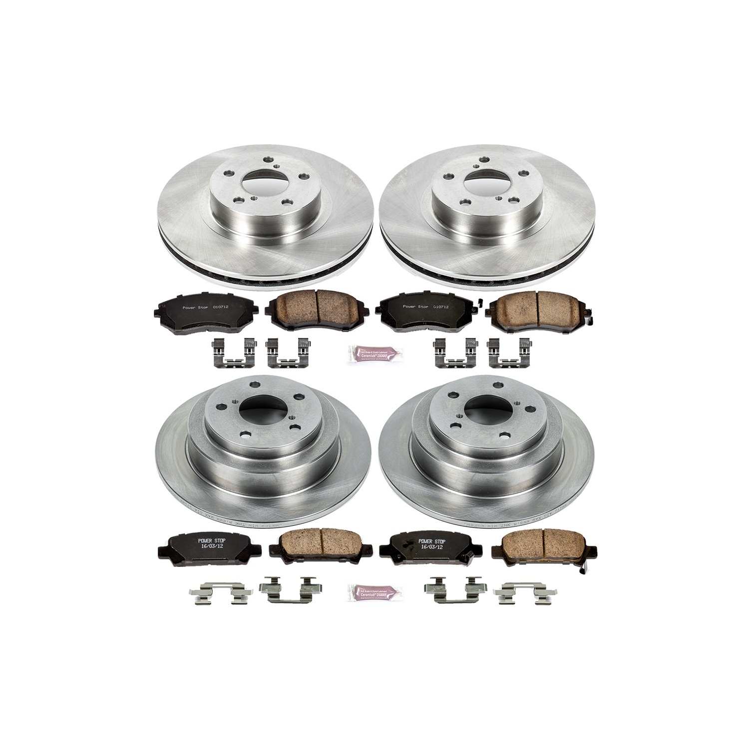 Power Stop 02-03 Subaru Impreza Front & Rear Autospecialty Brake Kit