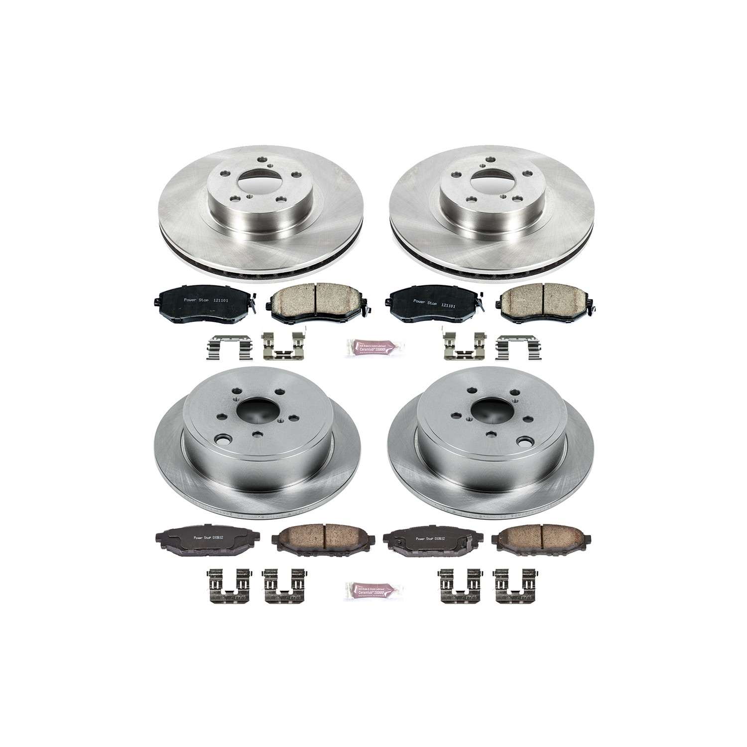 Power Stop 13-16 Subaru BRZ Front & Rear Autospecialty Brake Kit