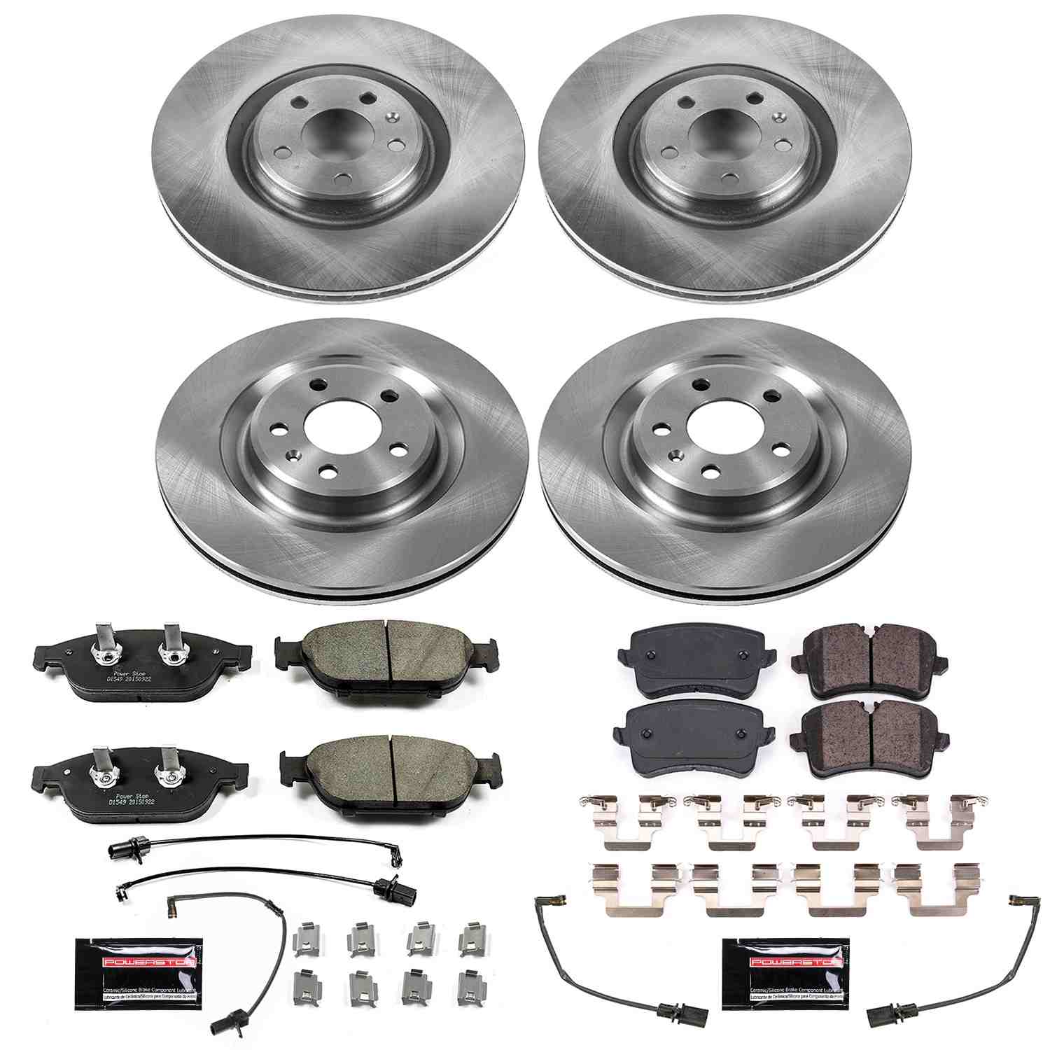 Power Stop 2012 Audi A7 Quattro Front & Rear Autospecialty Brake Kit