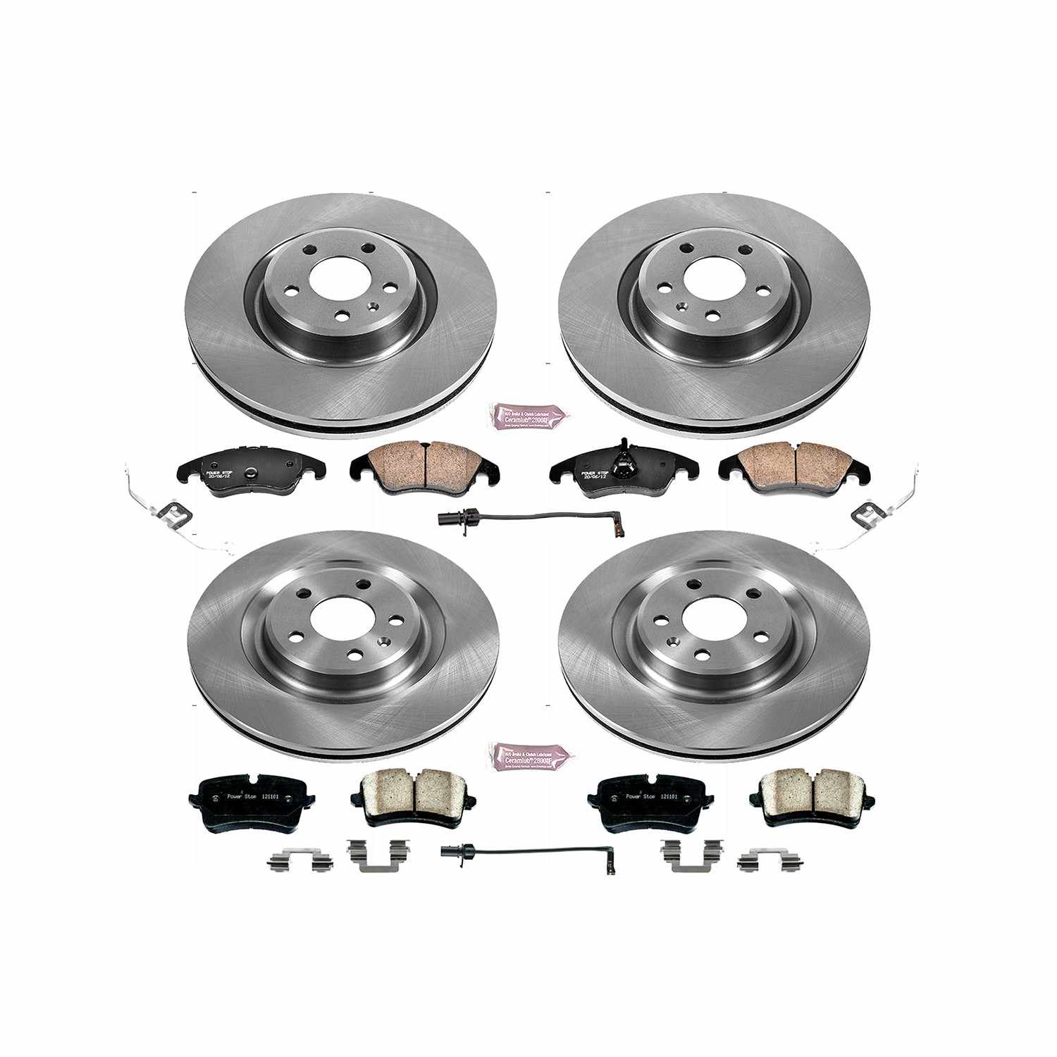 Power Stop 14-18 Audi A6 Front & Rear Autospecialty Brake Kit