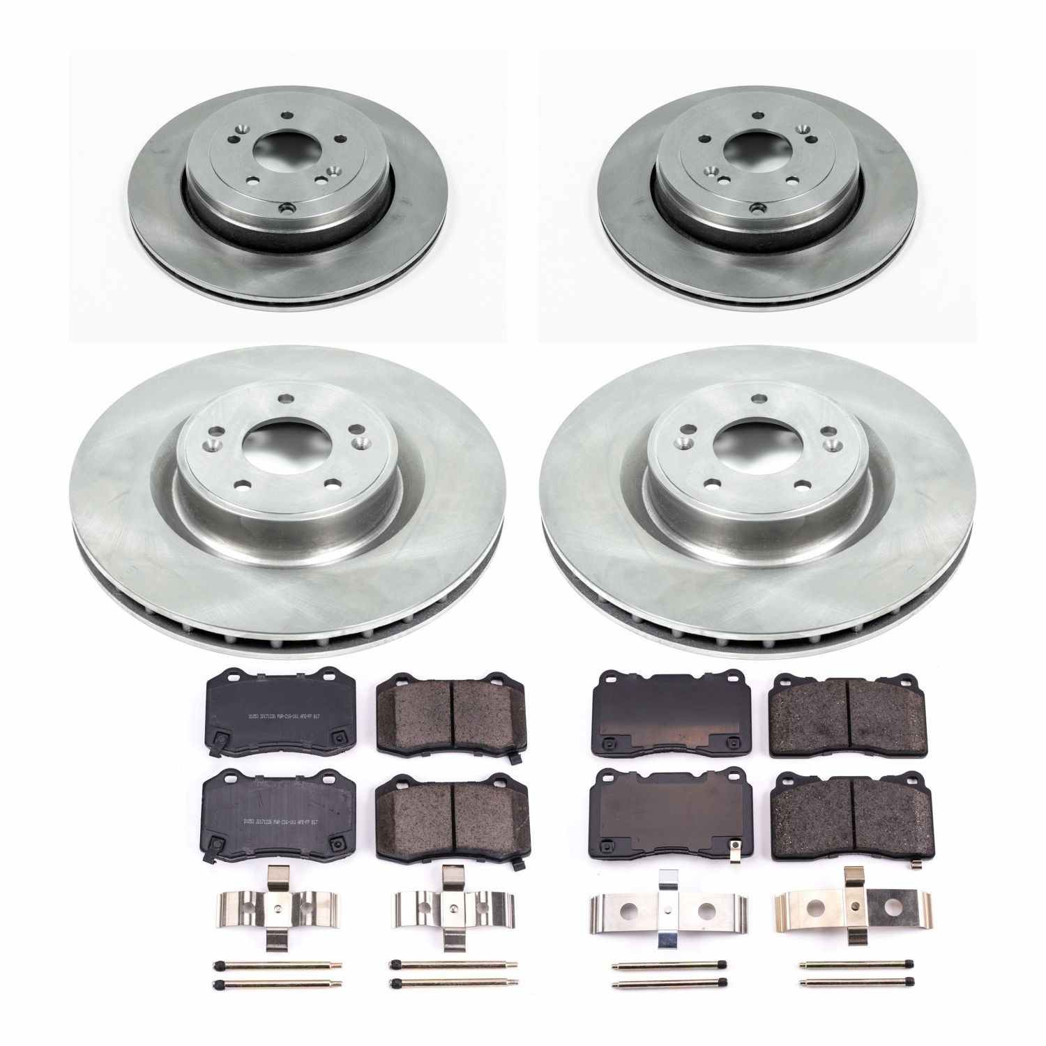 Power Stop 10-16 Hyundai Genesis Coupe Front & Rear Autospecialty Brake Kit