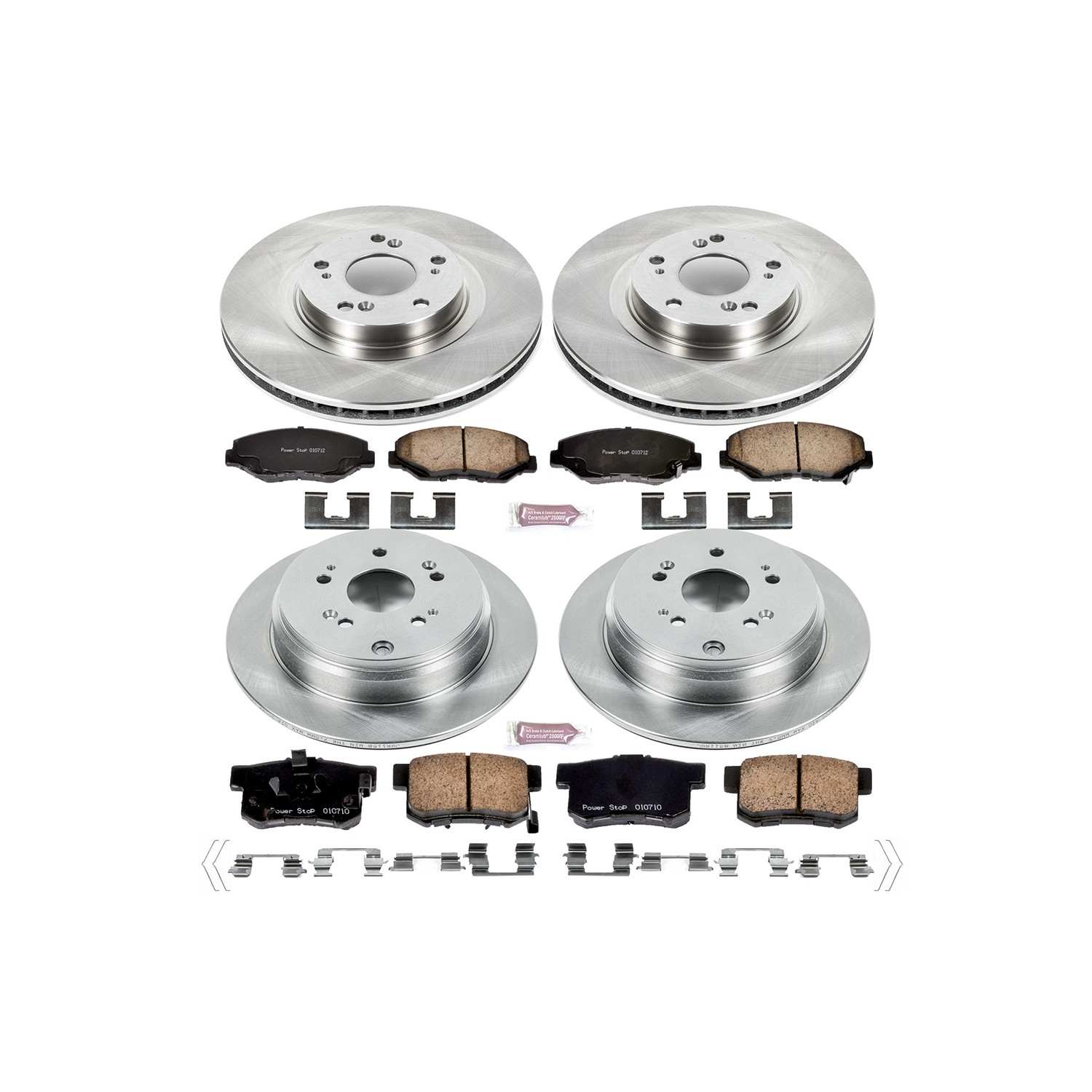 Power Stop 05-06 Honda CR-V Front & Rear Autospecialty Brake Kit