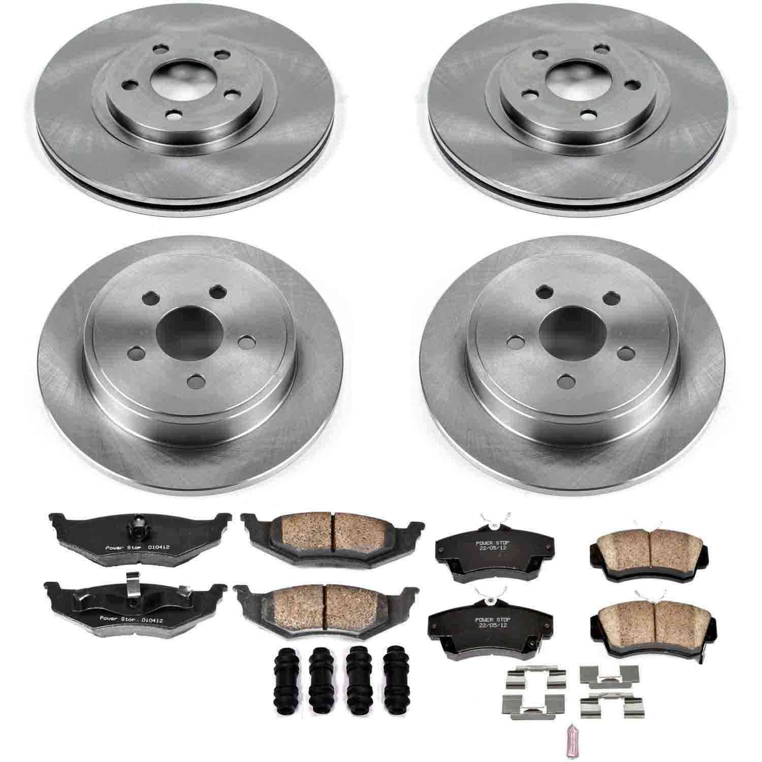 Power Stop 2010 Chrysler PT Cruiser Front & Rear Autospecialty Brake Kit