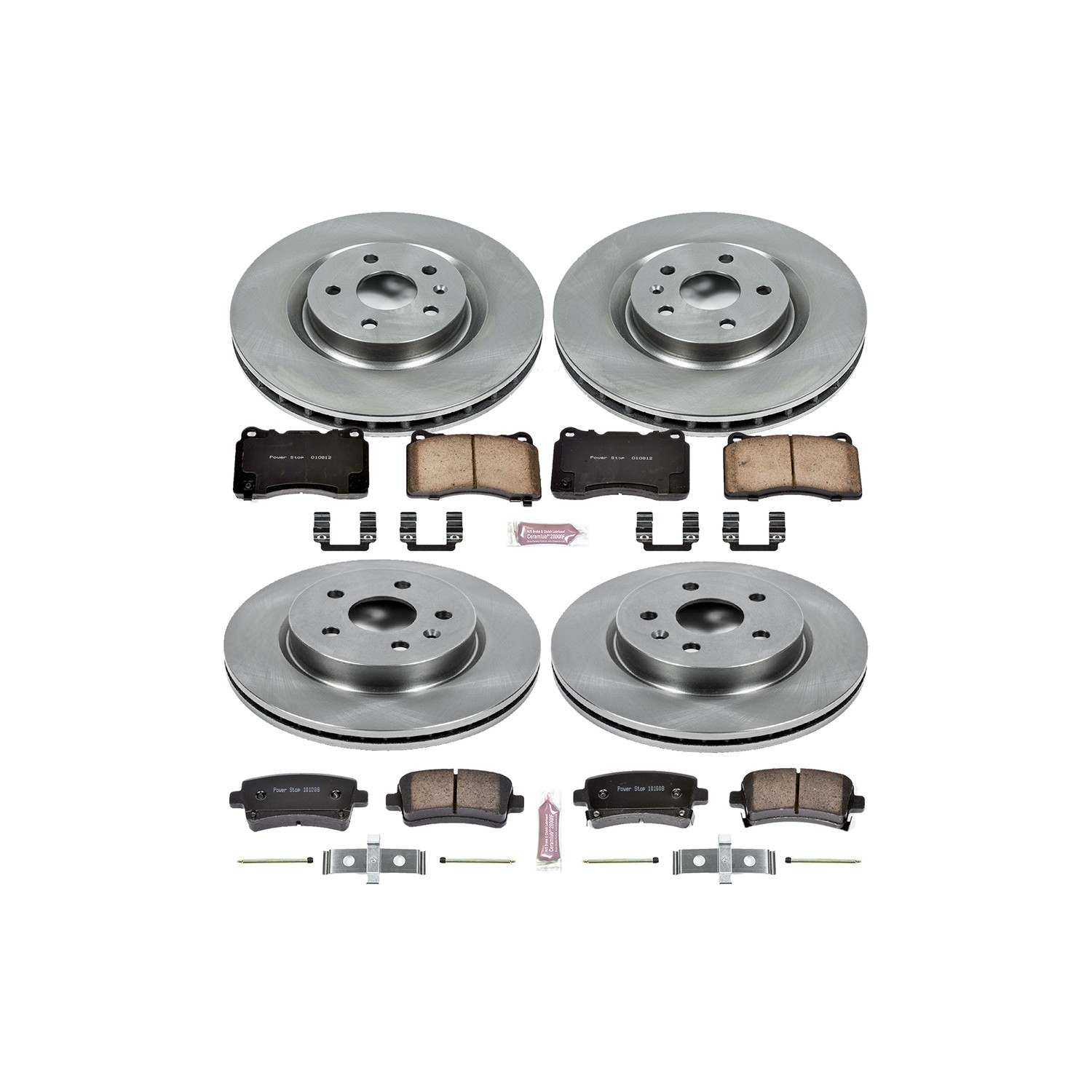 Power Stop 12-13 Buick Regal Front & Rear Autospecialty Brake Kit