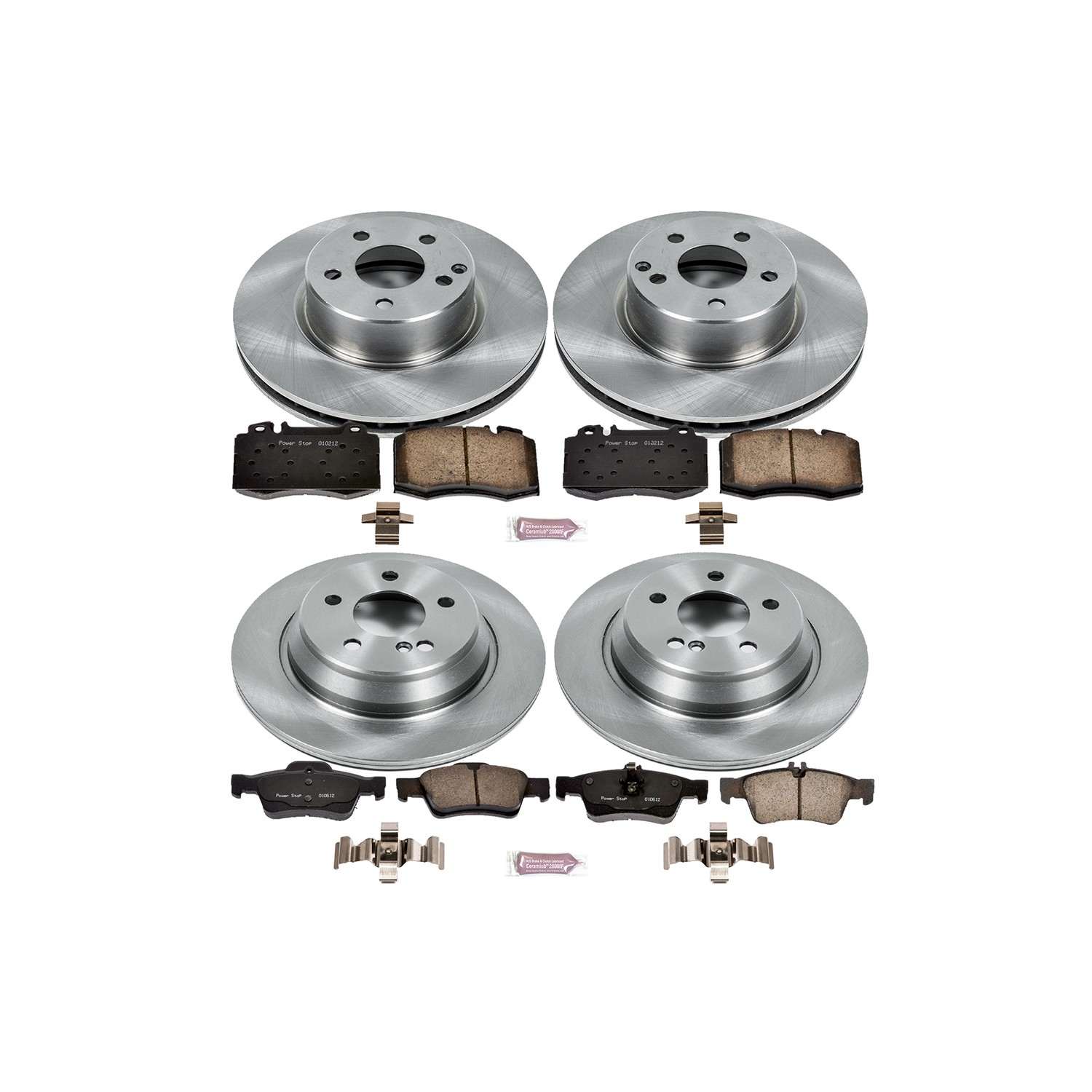 Power Stop 03-06 Mercedes-Benz CL500 Front & Rear Autospecialty Brake Kit