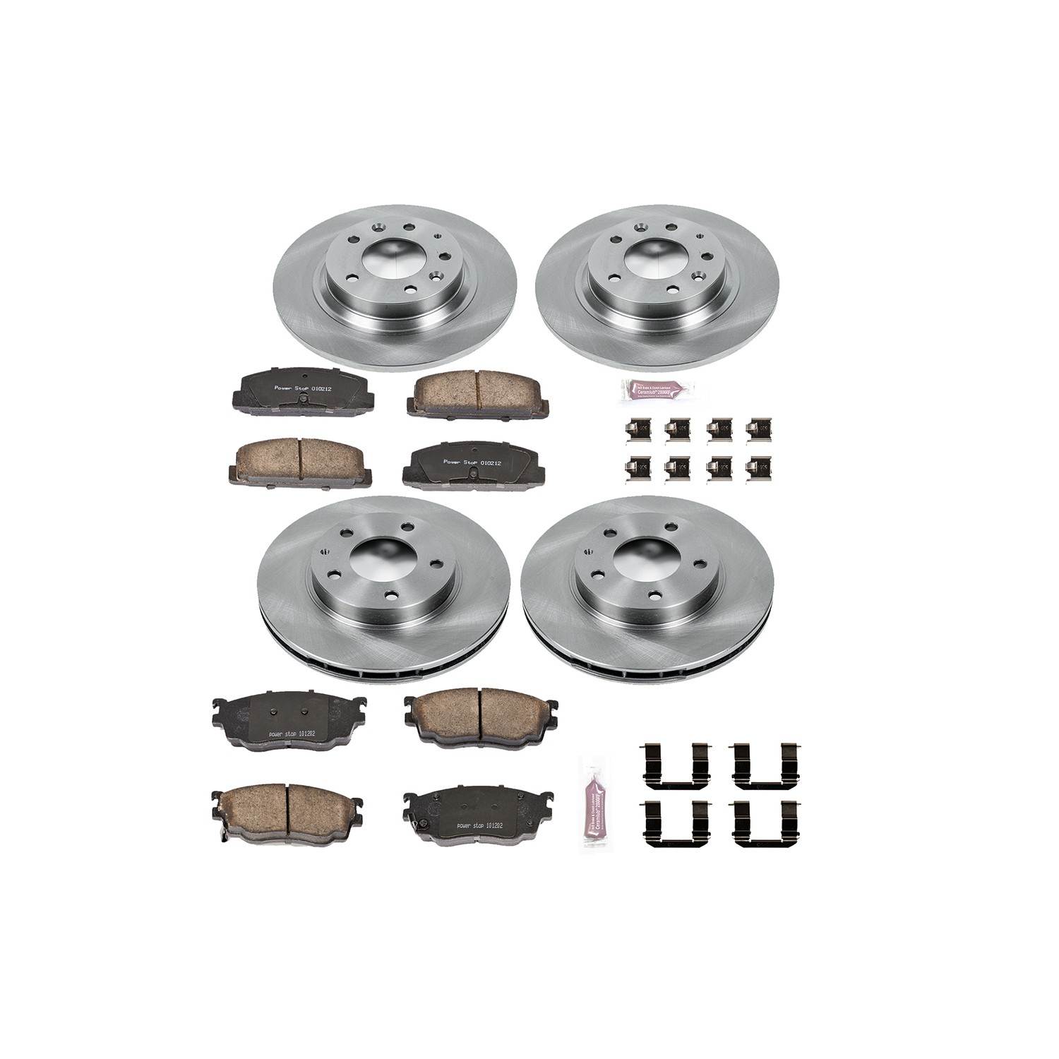 Power Stop 2003 Mazda Protege Front & Rear Autospecialty Brake Kit