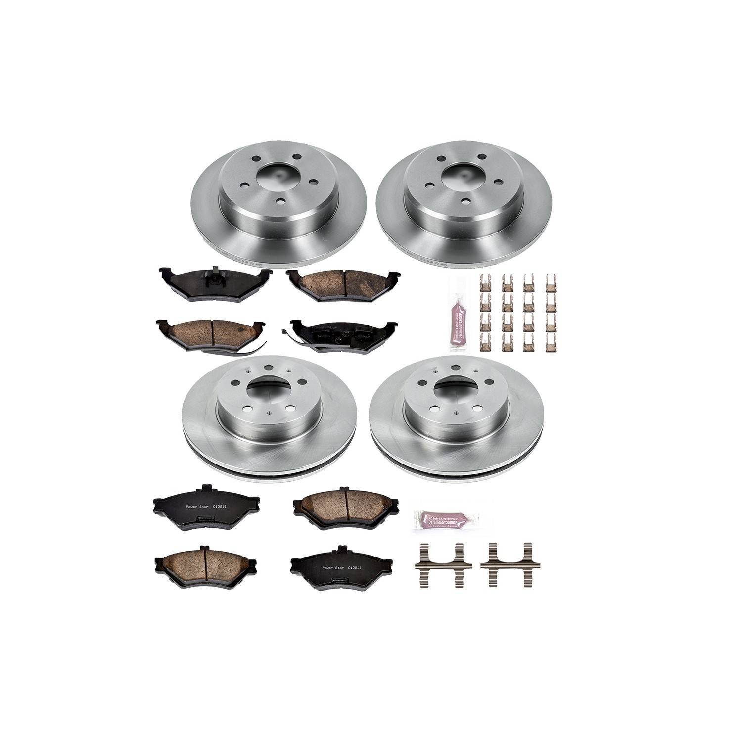Power Stop 1995 Ford Crown Victoria Front & Rear Autospecialty Brake Kit
