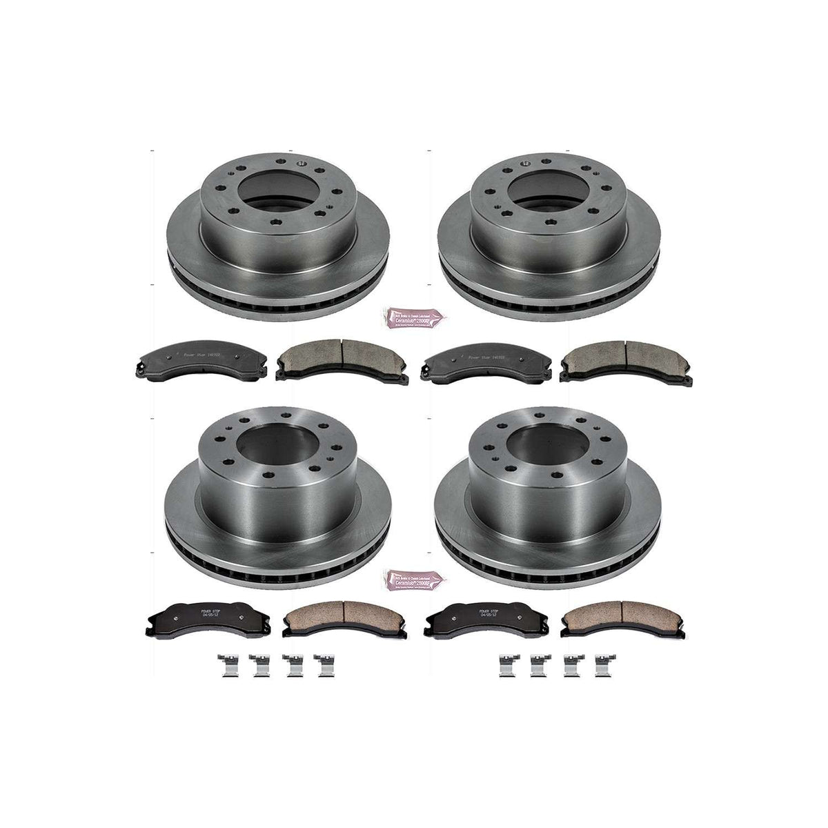 Power Stop 12-19 GMC Sierra 3500 HD Front & Rear Autospecialty Brake Kit