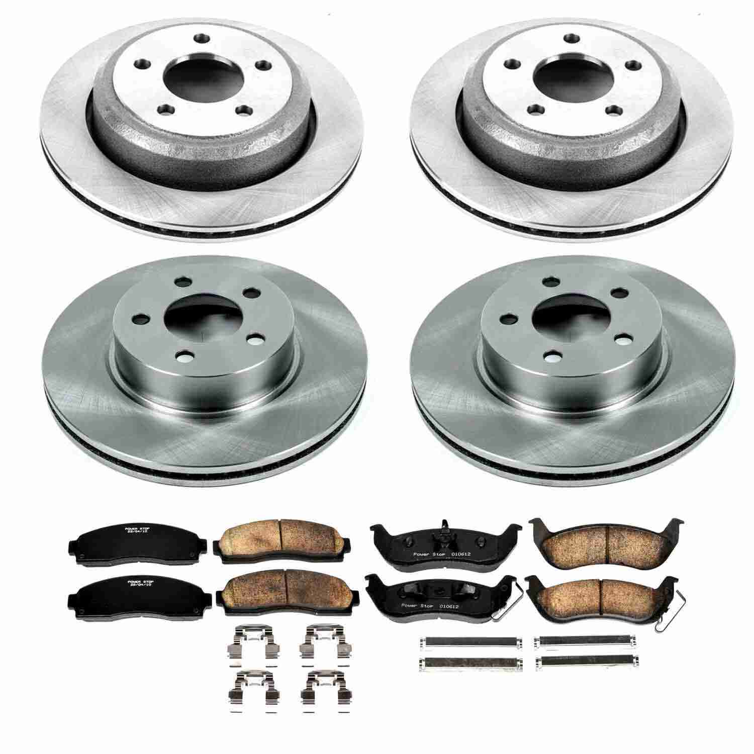 Power Stop 10-11 Ford Ranger Front & Rear Autospecialty Brake Kit
