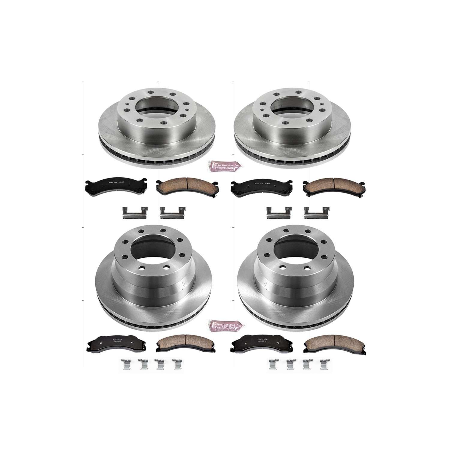 Power Stop 09-20 Chevrolet Express 3500 Front & Rear Autospecialty Brake Kit