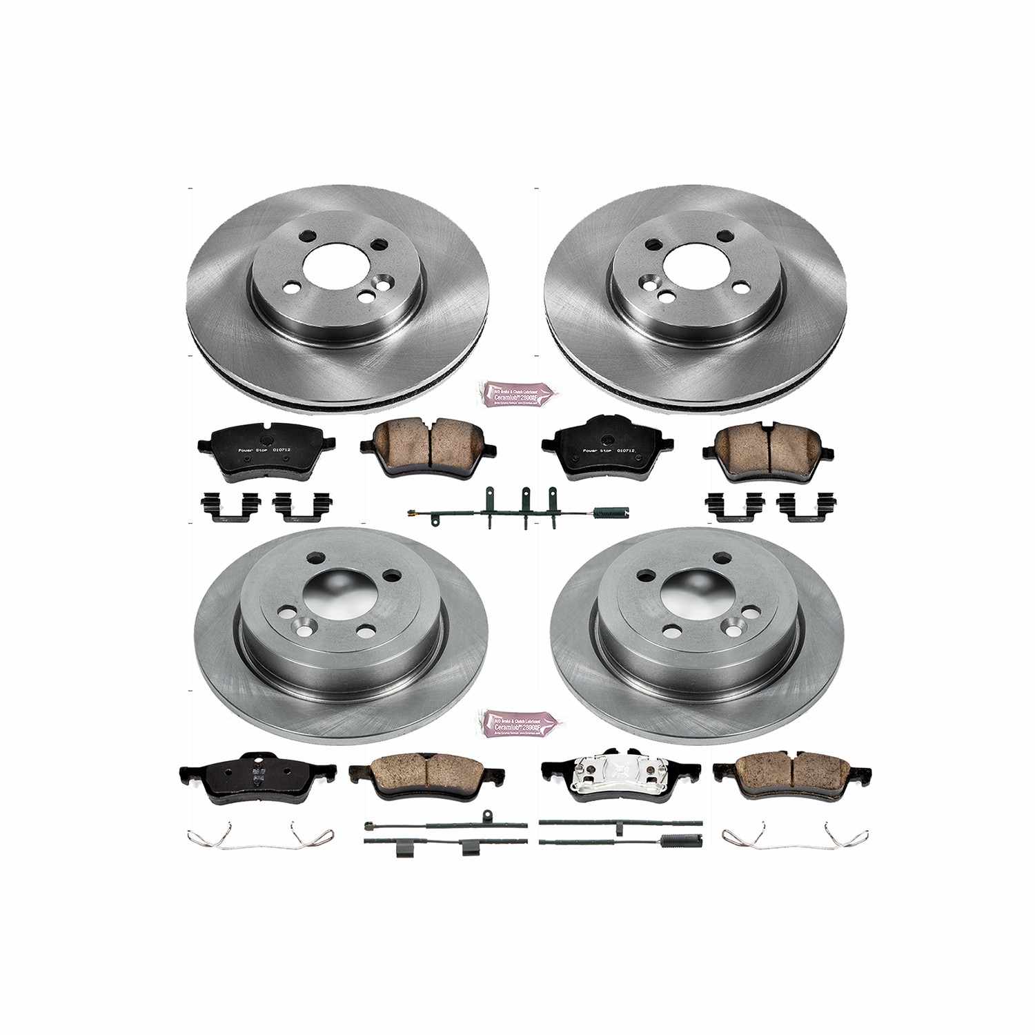 Power Stop 07-08 Mini Cooper Front & Rear Autospecialty Brake Kit