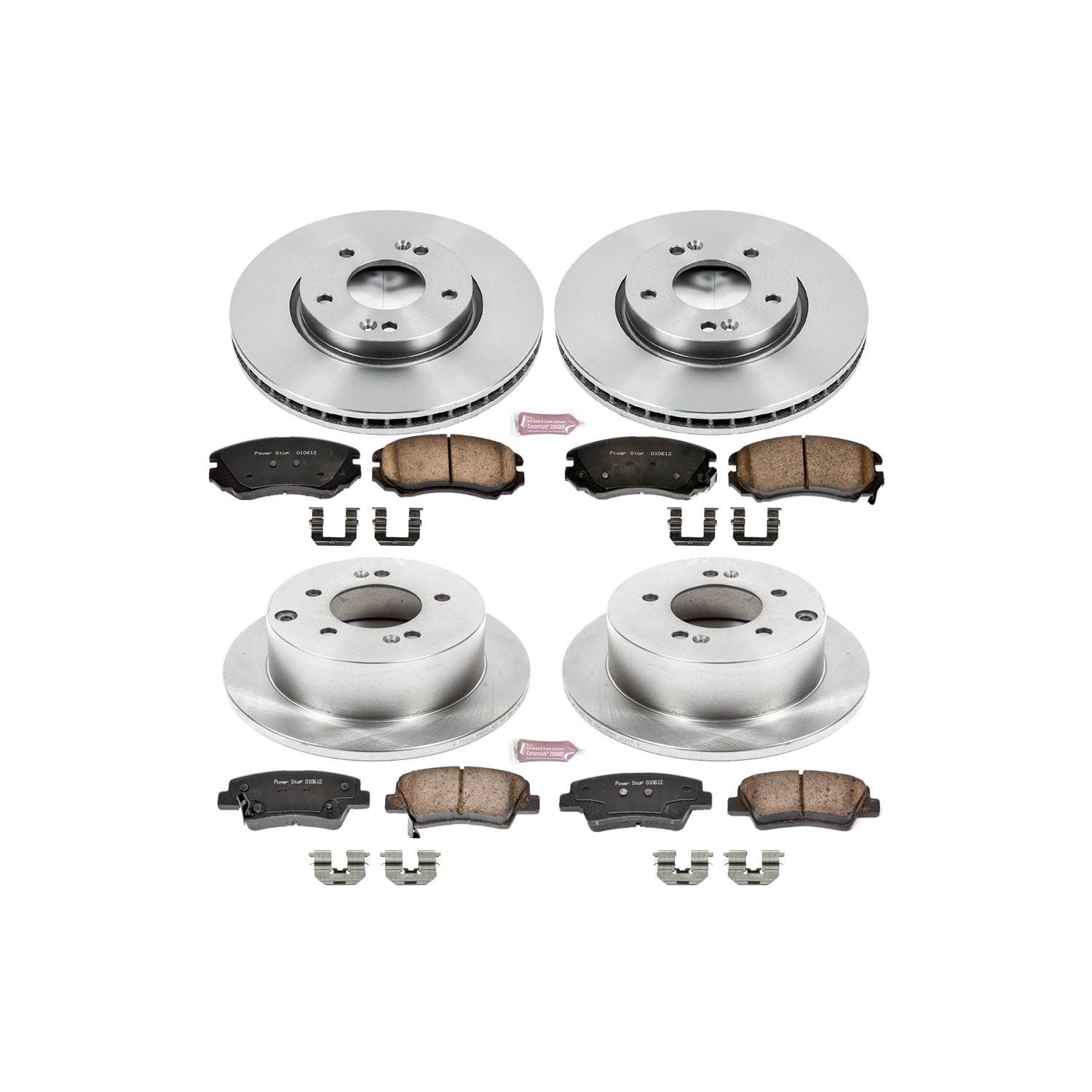 Power Stop 12-13 Kia Soul Front & Rear Autospecialty Brake Kit