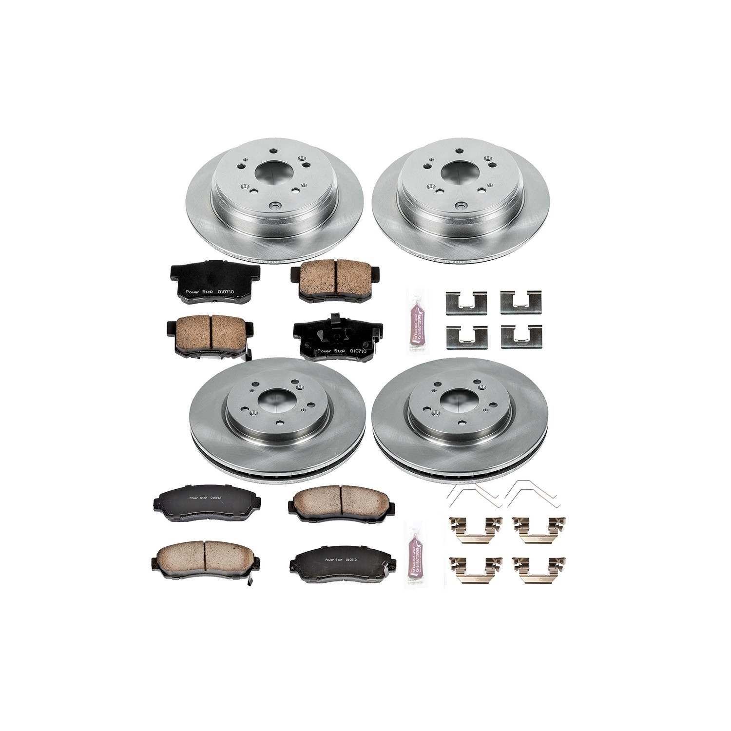 Power Stop 12-16 Honda CR-V Front & Rear Autospecialty Brake Kit