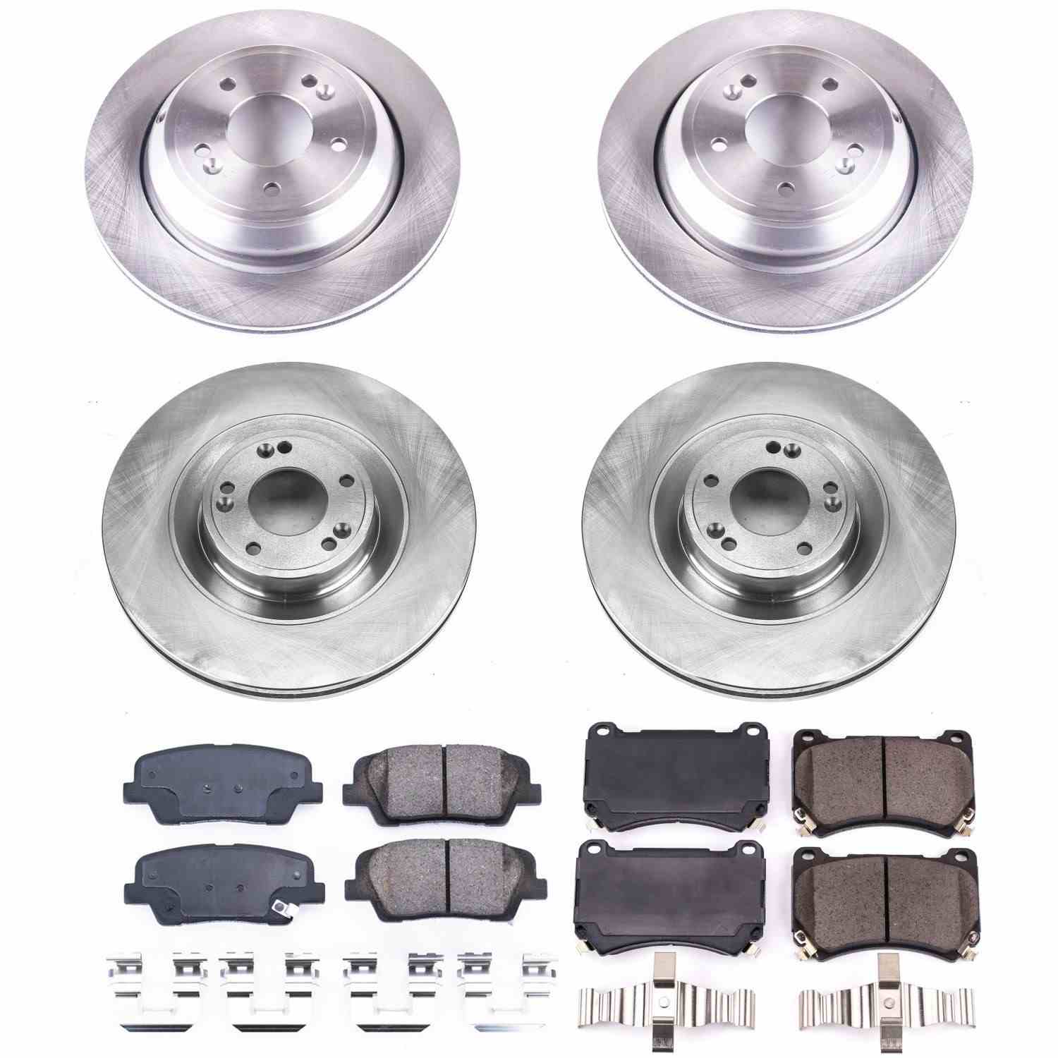 Power Stop 2011 Hyundai Equus Front & Rear Autospecialty Brake Kit