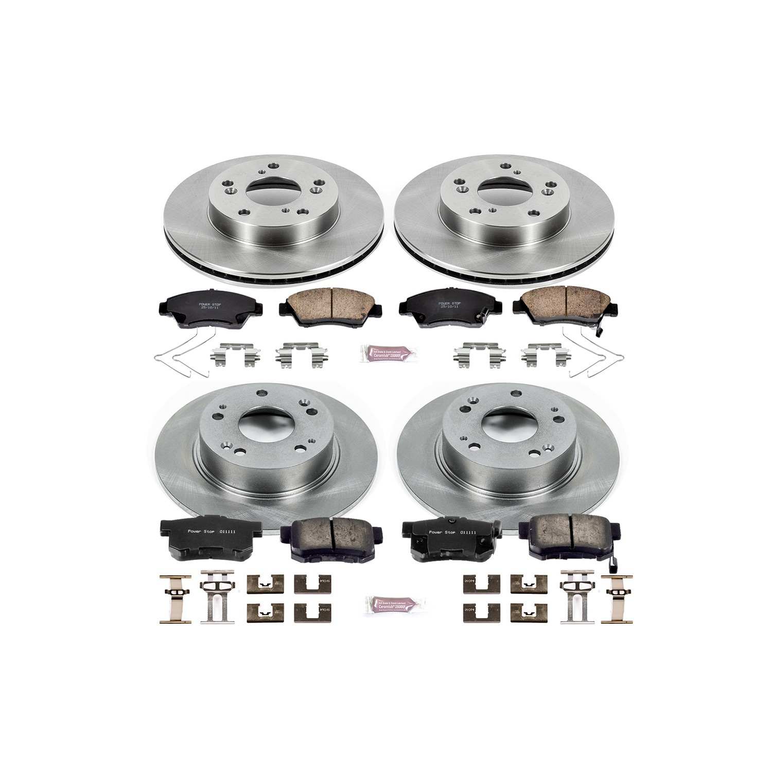 Power Stop 13-15 Acura ILX Front & Rear Autospecialty Brake Kit