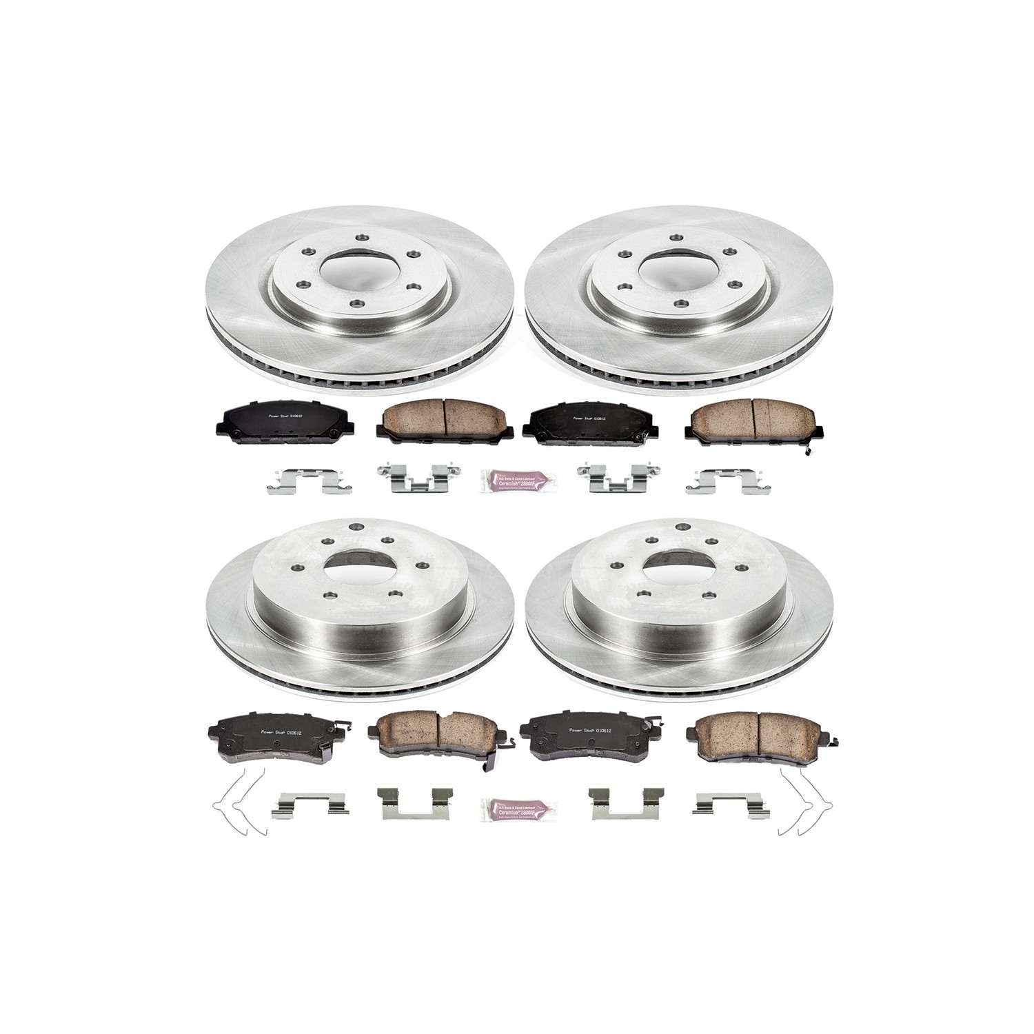 Power Stop 11-13 Infiniti QX56 Front & Rear Autospecialty Brake Kit