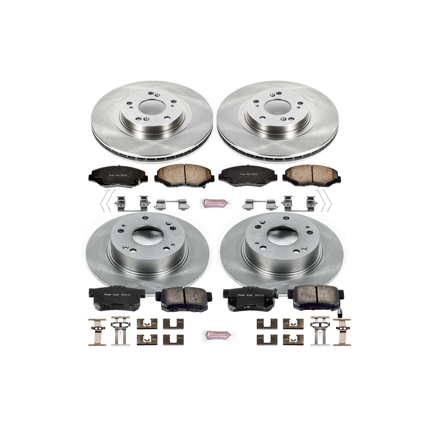 Power Stop 13-15 Acura ILX Front & Rear Autospecialty Brake Kit