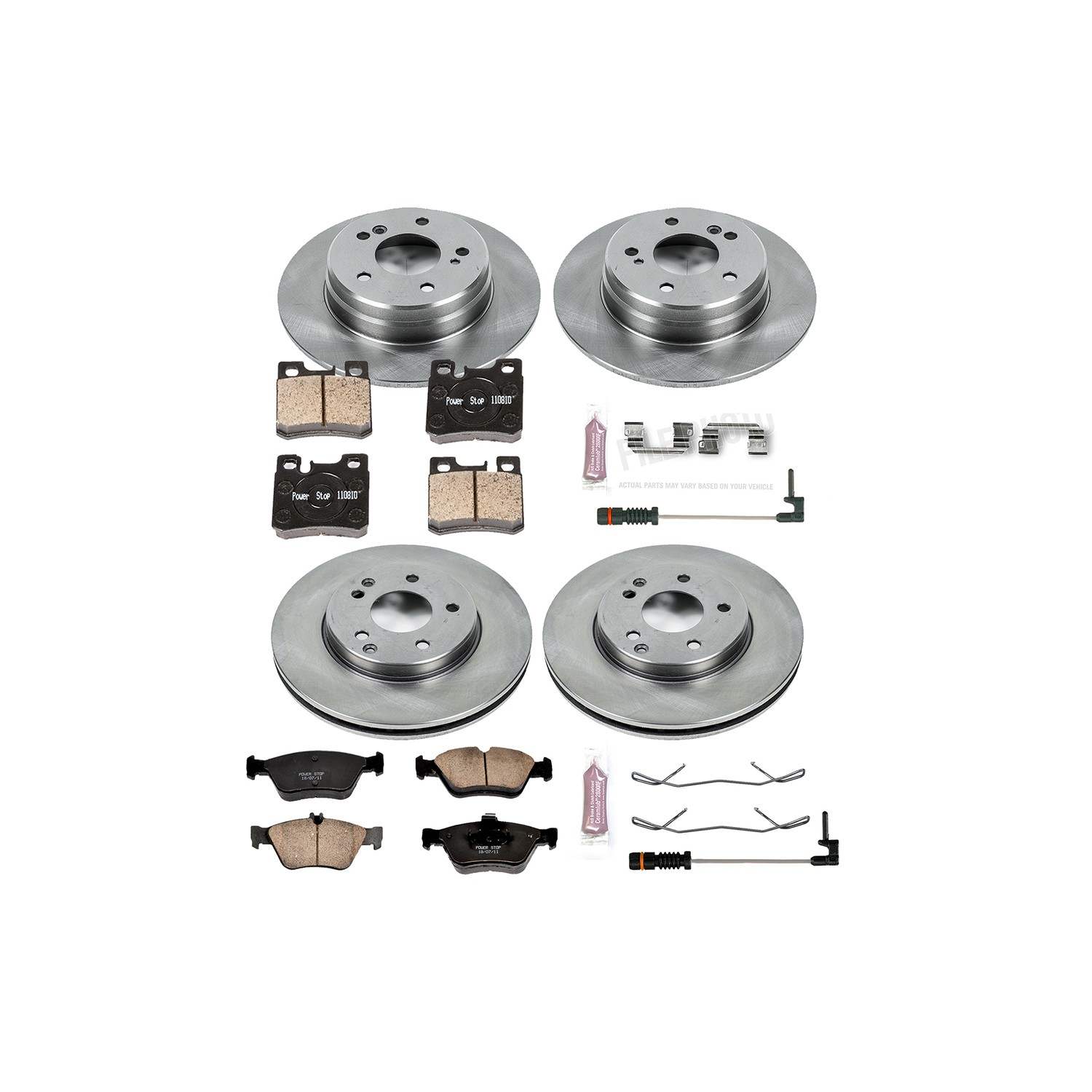 Power Stop 99-00 Mercedes-Benz C230 Front & Rear Autospecialty Brake Kit