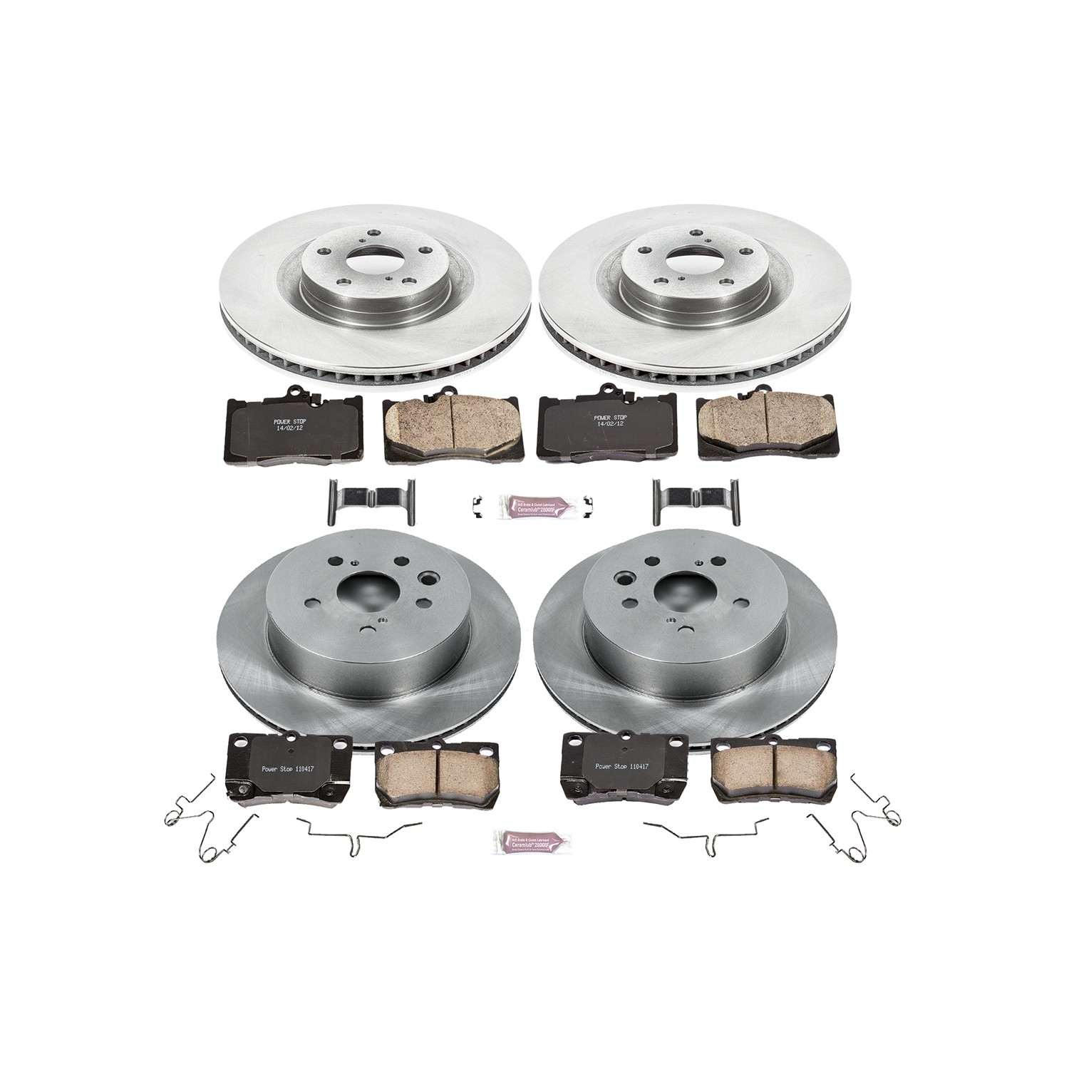 Power Stop 2011 Lexus GS350 Front & Rear Autospecialty Brake Kit