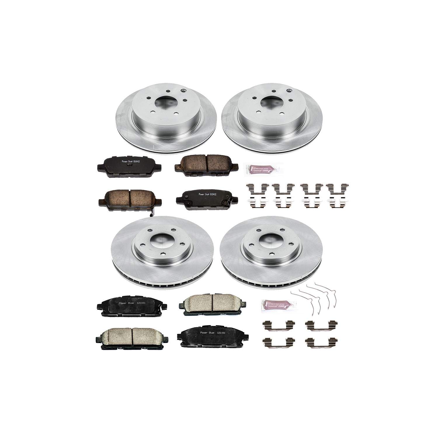 Power Stop 11-17 Nissan Quest Front & Rear Autospecialty Brake Kit