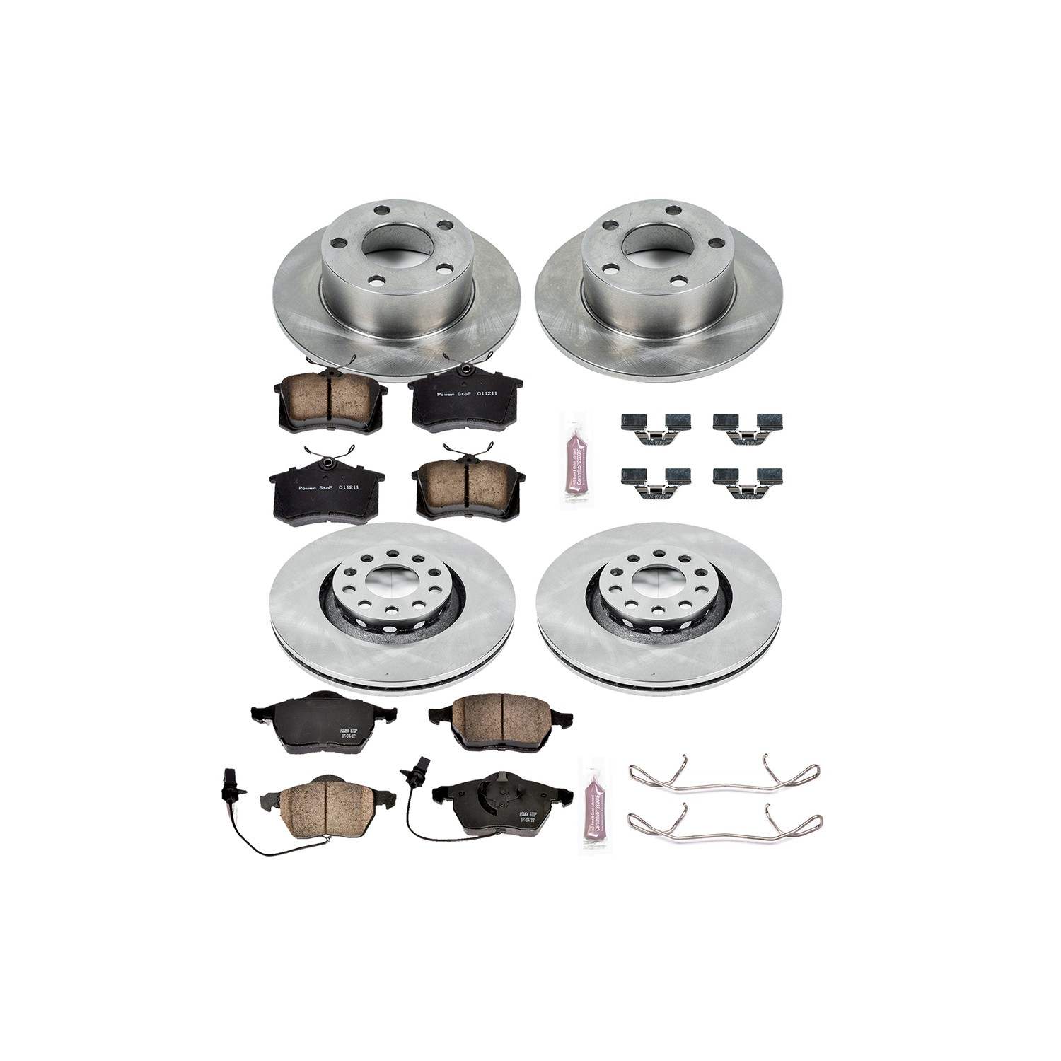 Power Stop 98-04 Audi A6 Front & Rear Autospecialty Brake Kit