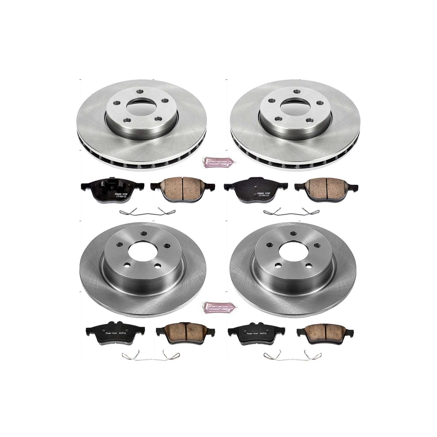 Power Stop 13-18 Ford C-Max Front & Rear Autospecialty Brake Kit