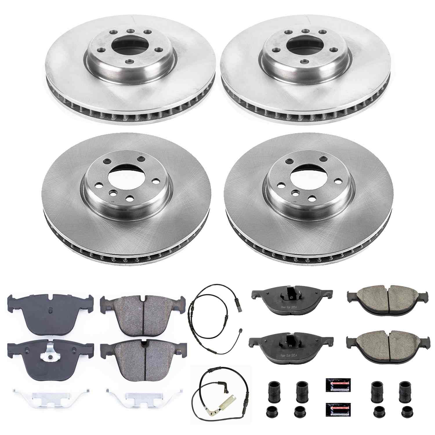 Power Stop 11-15 BMW 740i Front & Rear Autospecialty Brake Kit