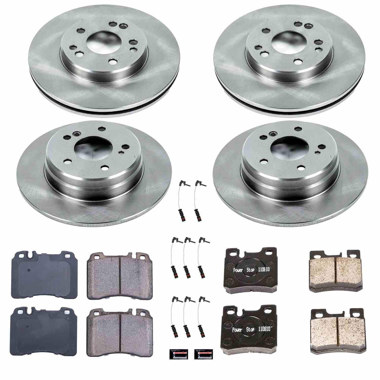 Power Stop 90-93 Mercedes-Benz 300CE Front & Rear Autospecialty Brake Kit