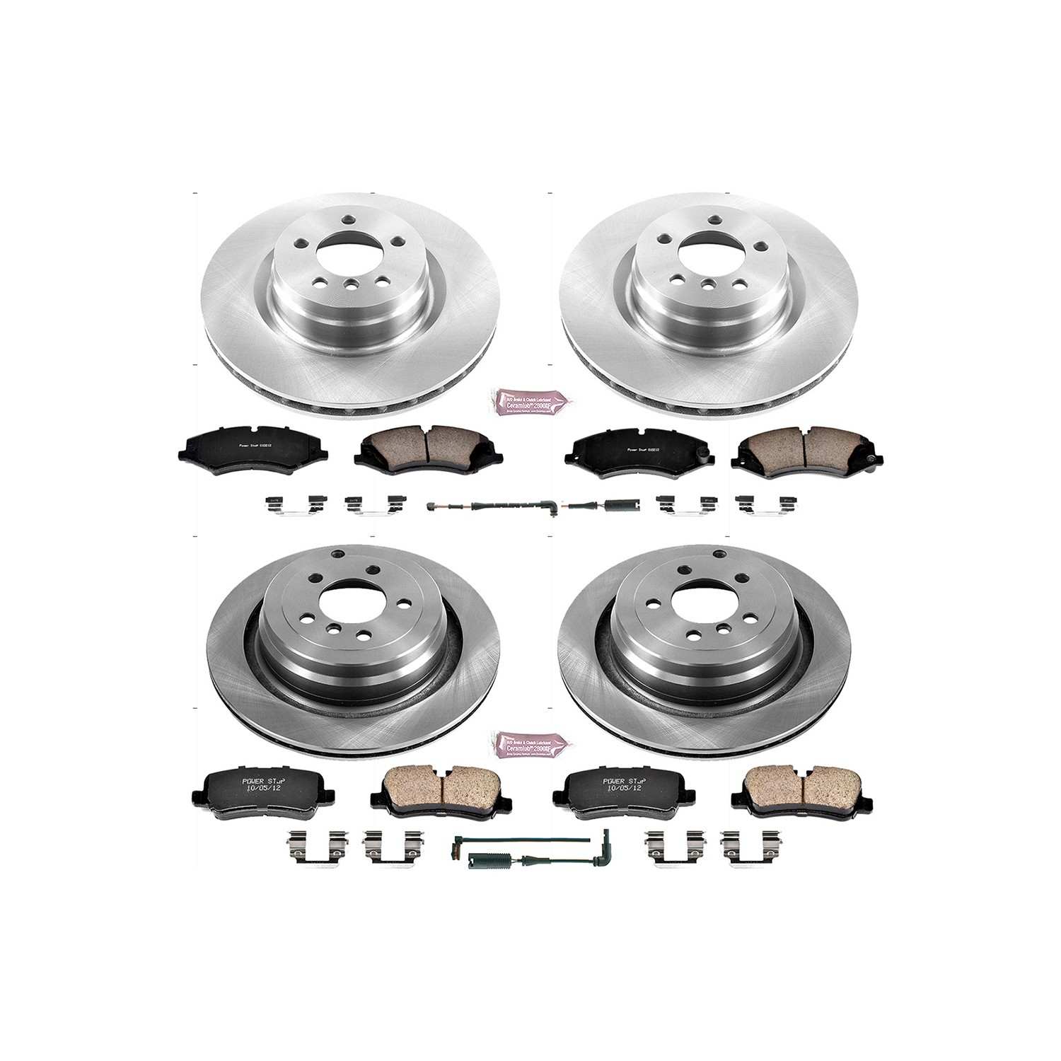 Power Stop 10-12 Land Rover Range Rover Front & Rear Autospecialty Brake Kit