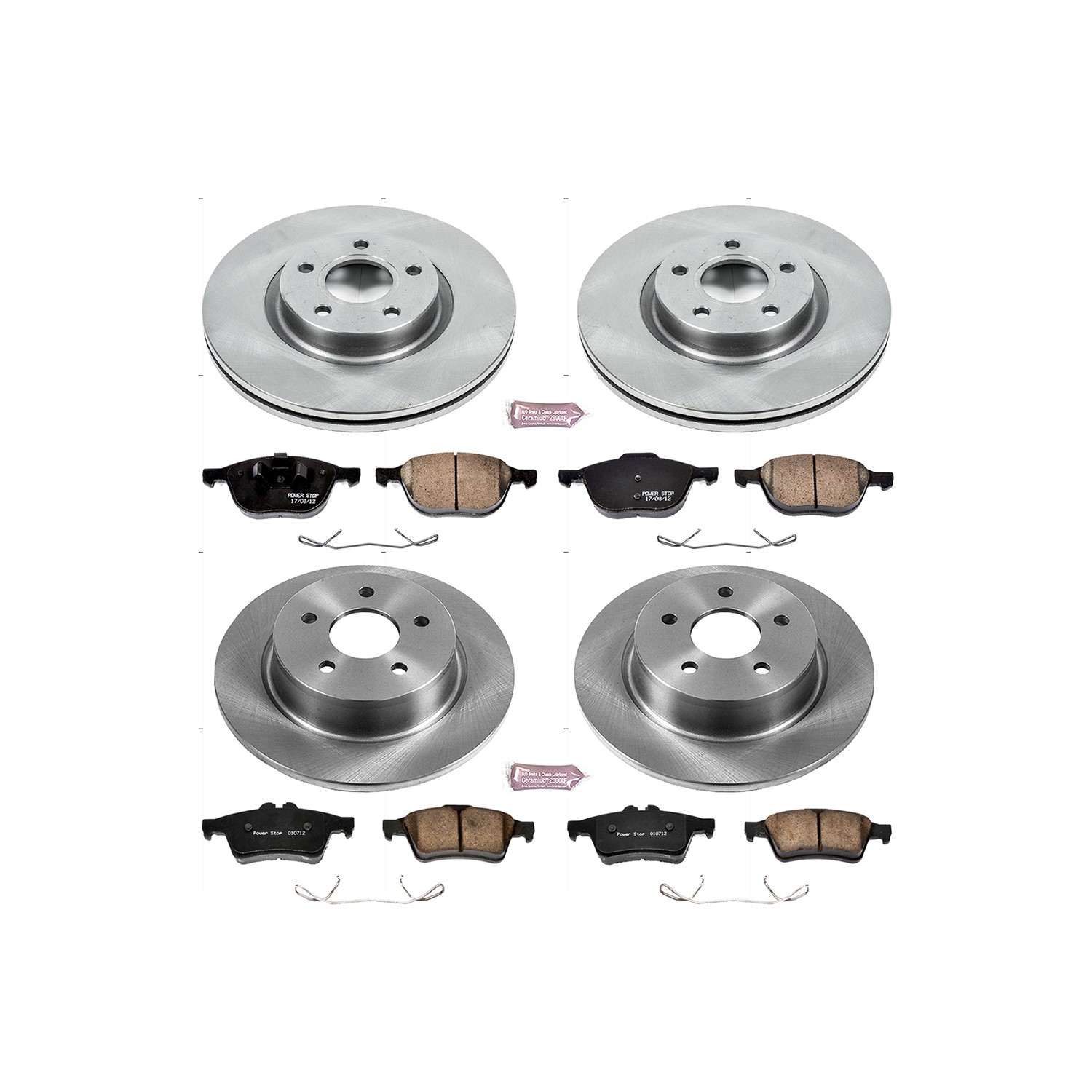 Power Stop 13-17 Ford C-Max Front & Rear Autospecialty Brake Kit