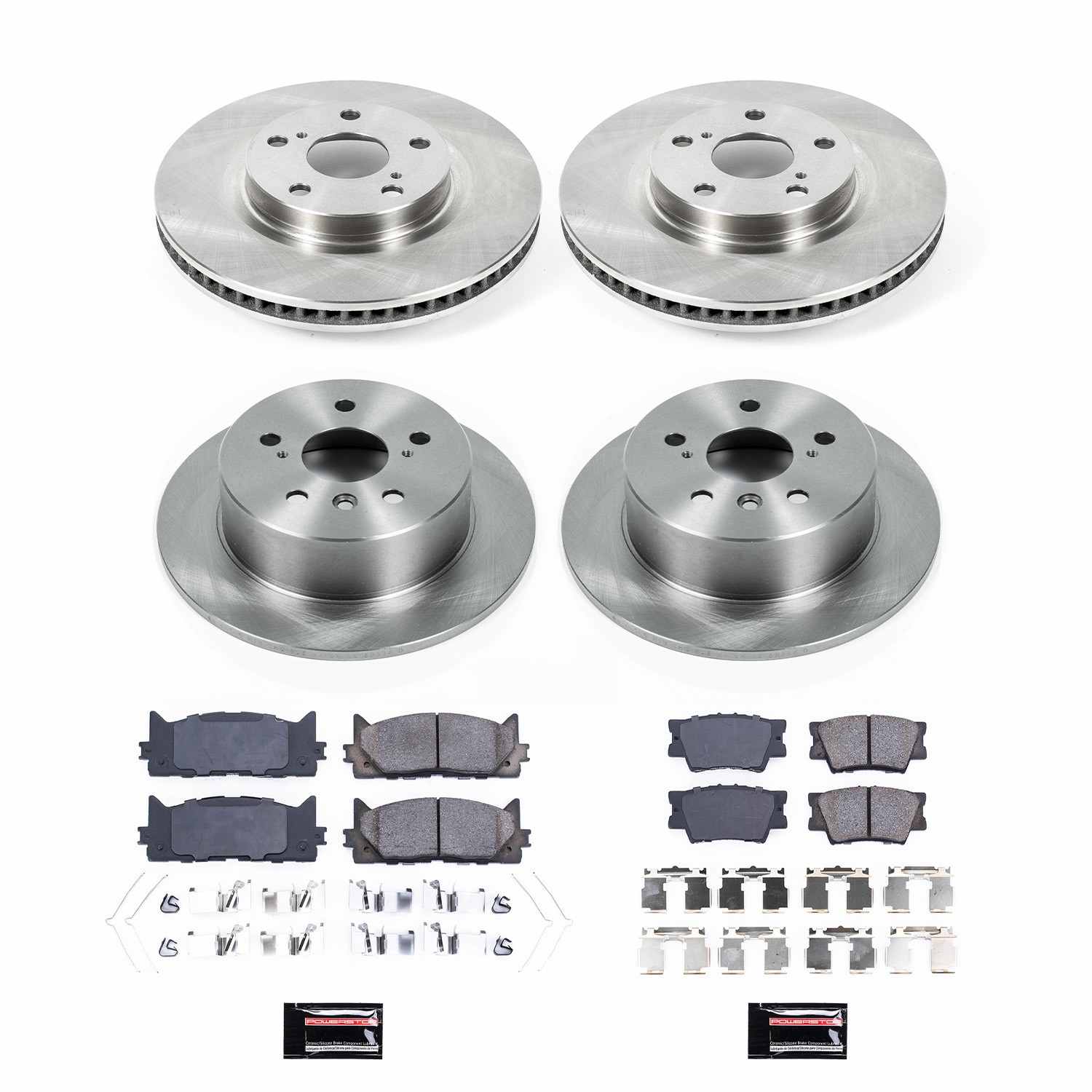 Power Stop 13-18 Lexus ES300h Front & Rear Autospecialty Brake Kit