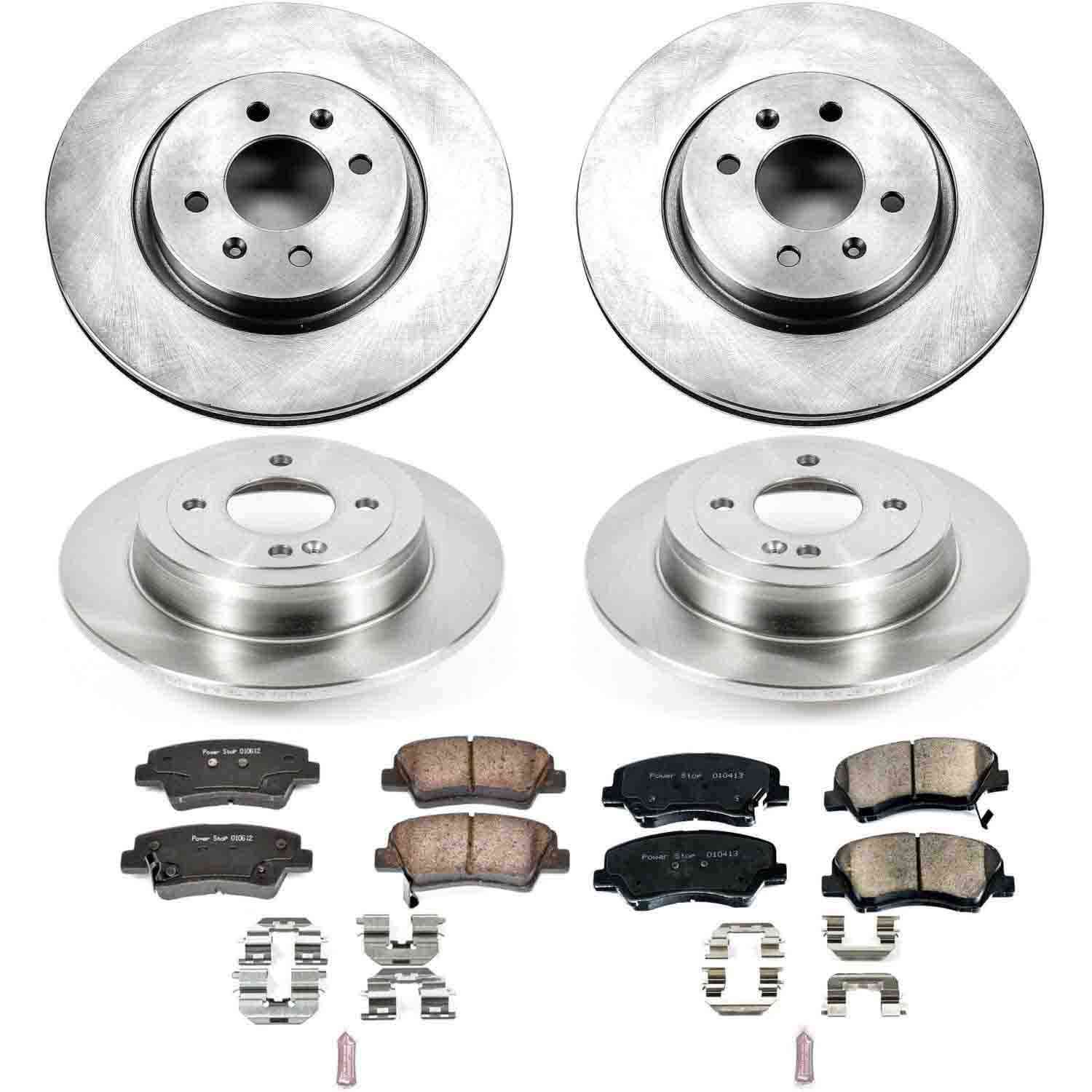 Power Stop 12-18 Kia Rio Front & Rear Autospecialty Brake Kit