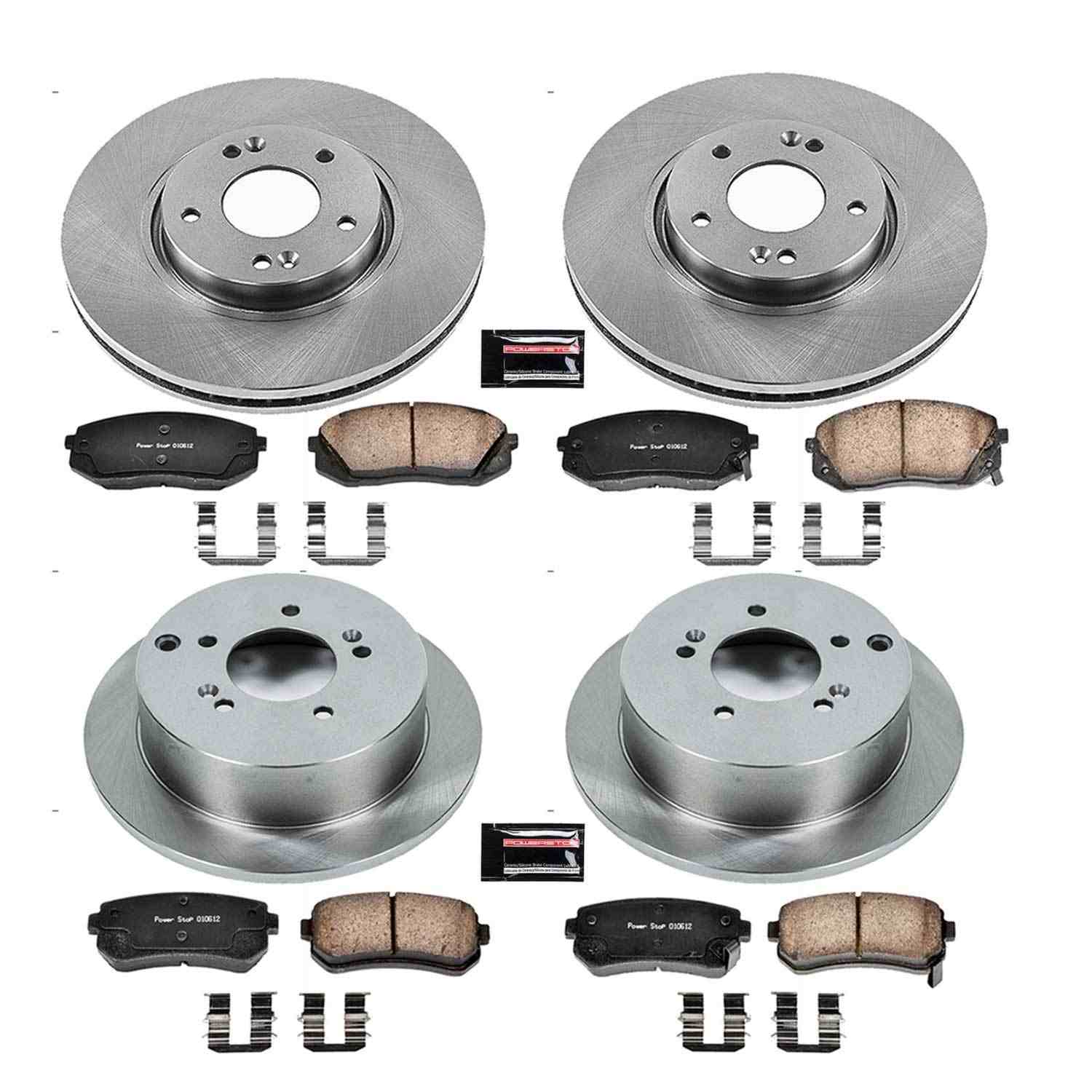 Power Stop 12-16 Kia Sportage Front & Rear Autospecialty Brake Kit