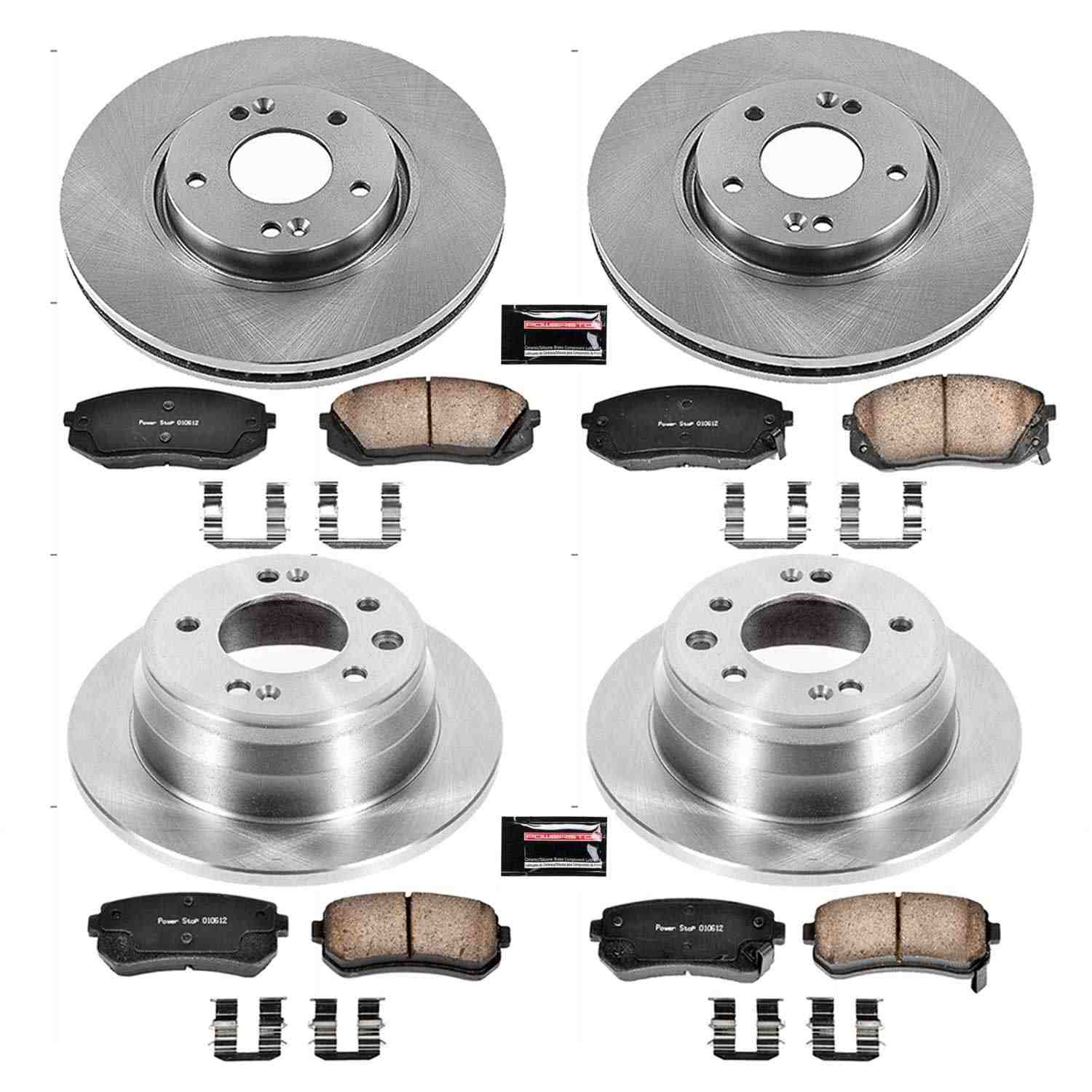 Power Stop 12-16 Kia Sportage Front & Rear Autospecialty Brake Kit