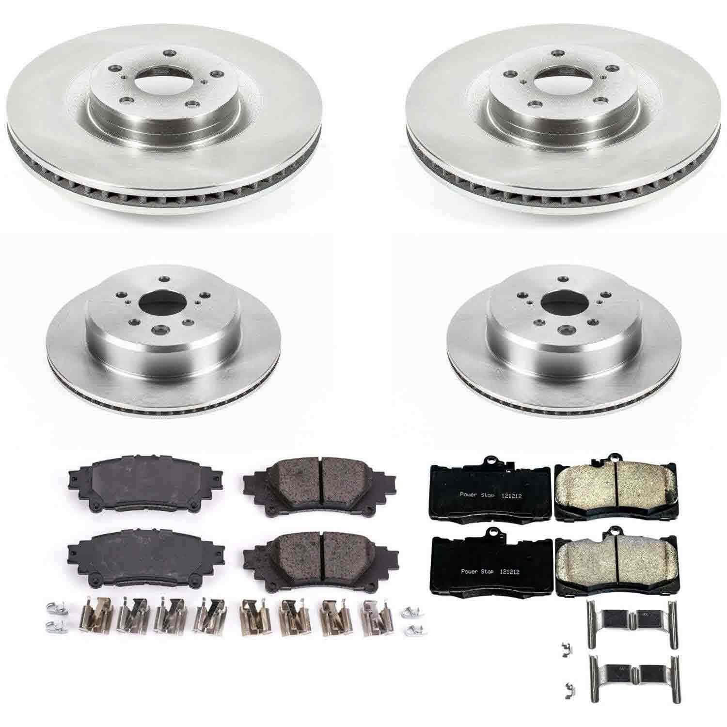 Power Stop 13-19 Lexus GS350 Front & Rear Autospecialty Brake Kit