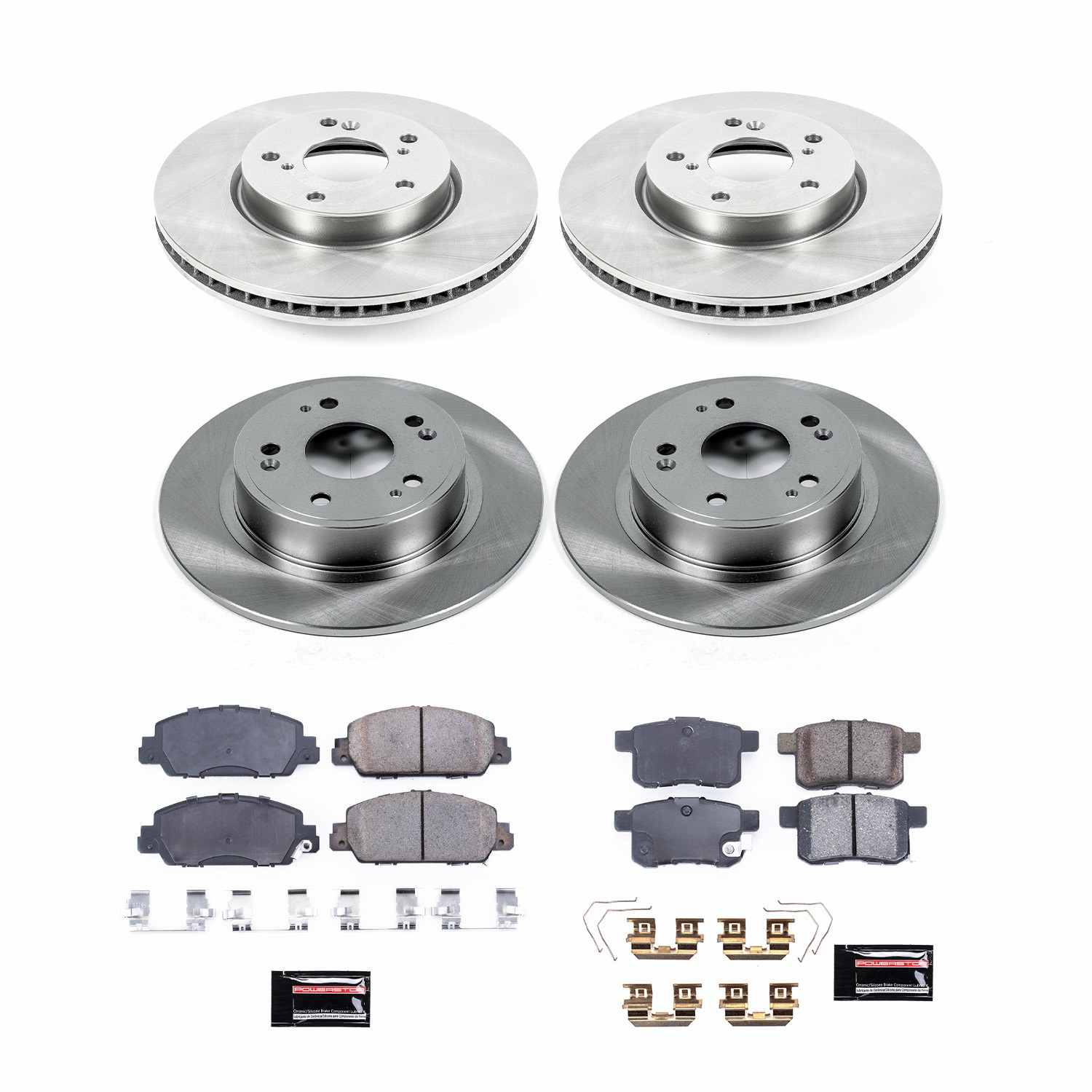 Power Stop 13-17 Honda Accord Front & Rear Autospecialty Brake Kit