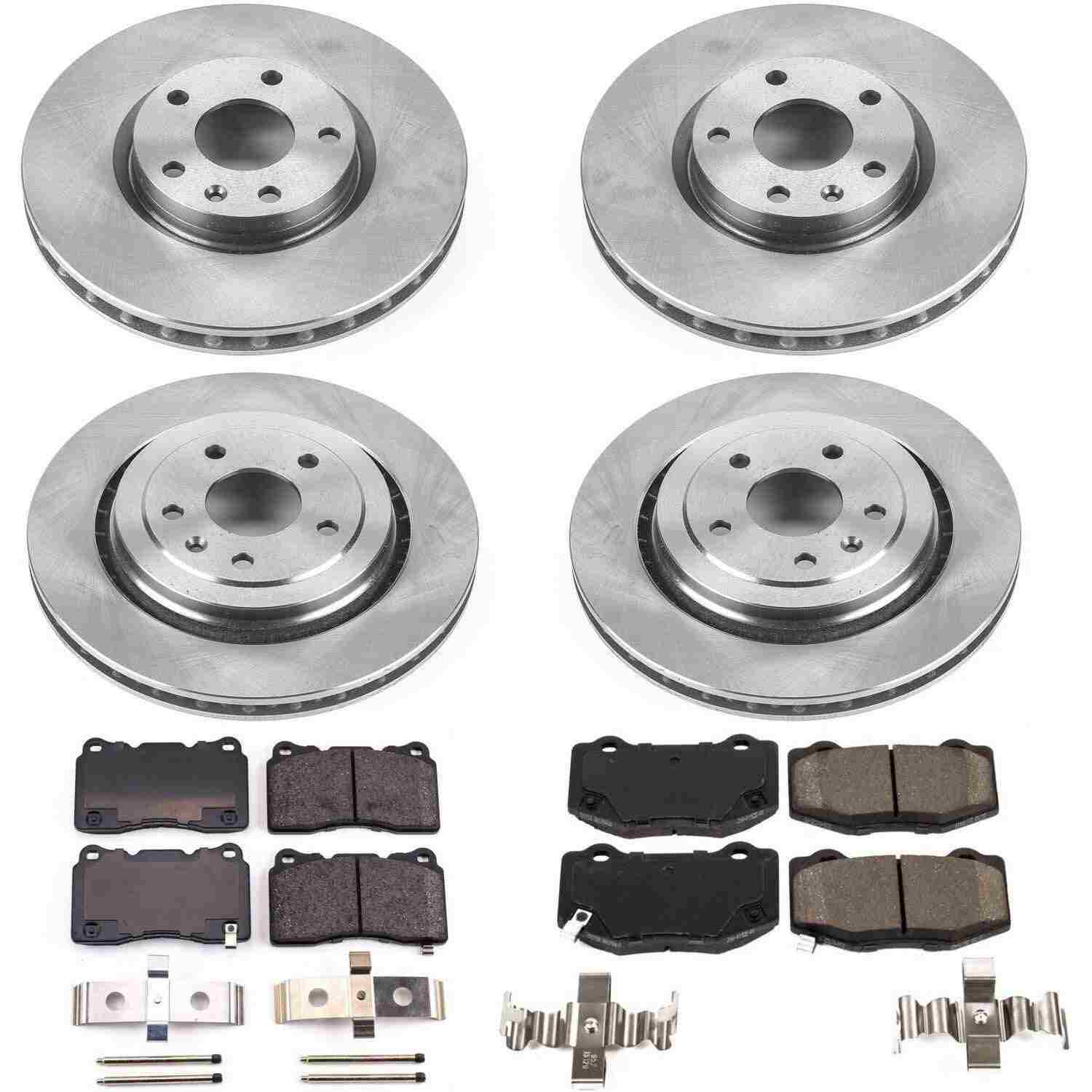 Power Stop 2014 Chevrolet Corvette Front & Rear Autospecialty Brake Kit