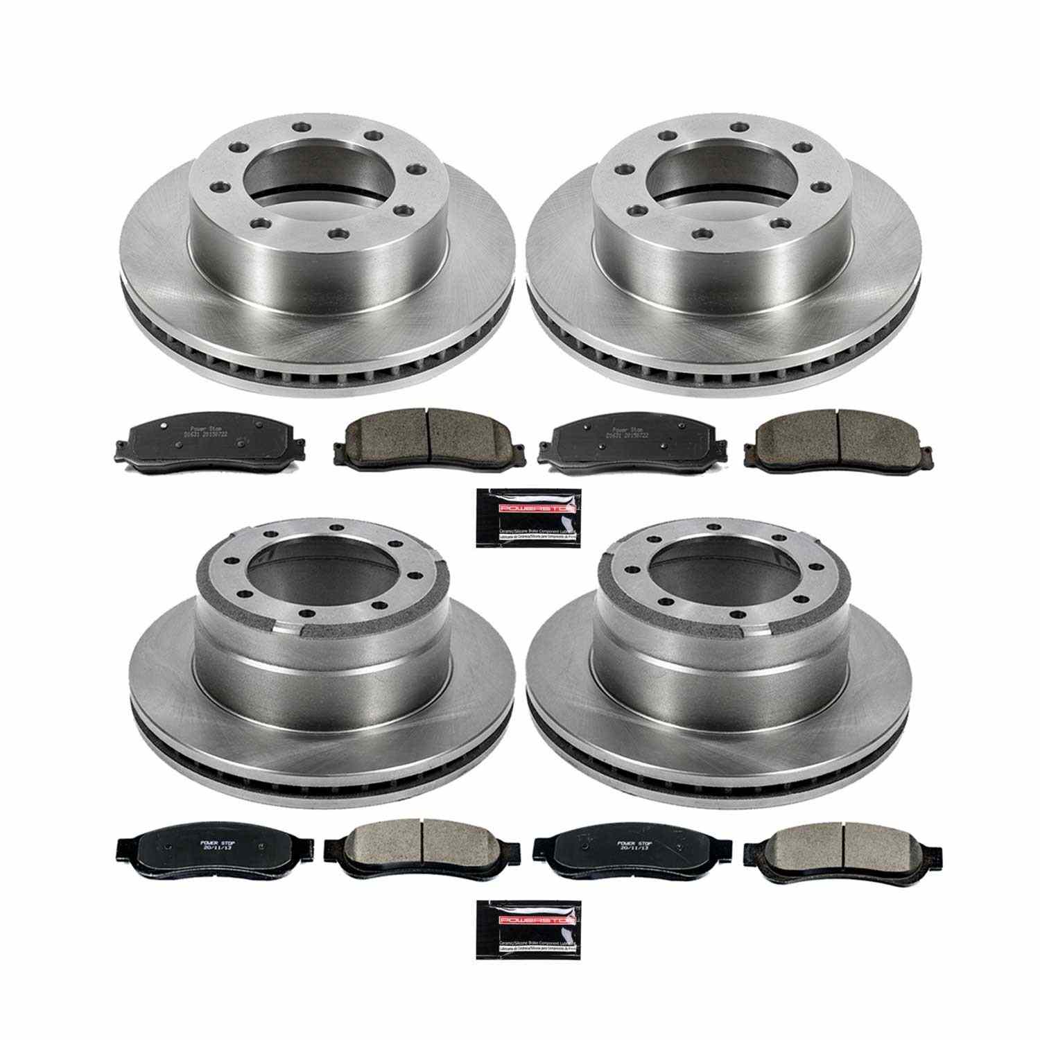 Power Stop 2012 Ford F-350 Super Duty Front & Rear Autospecialty Brake Kit