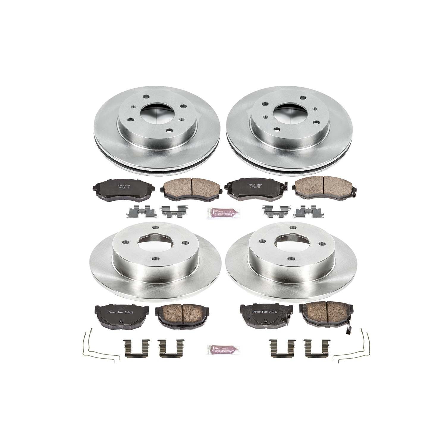 Power Stop 89-94 Nissan 240SX Front & Rear Autospecialty Brake Kit