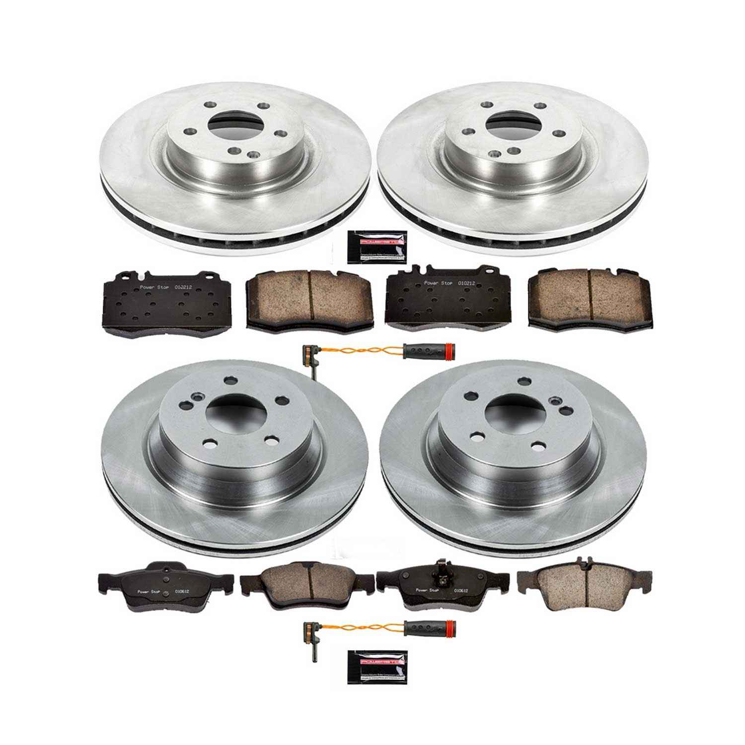 Power Stop 2006 Mercedes-Benz CLS500 Front & Rear Autospecialty Brake Kit