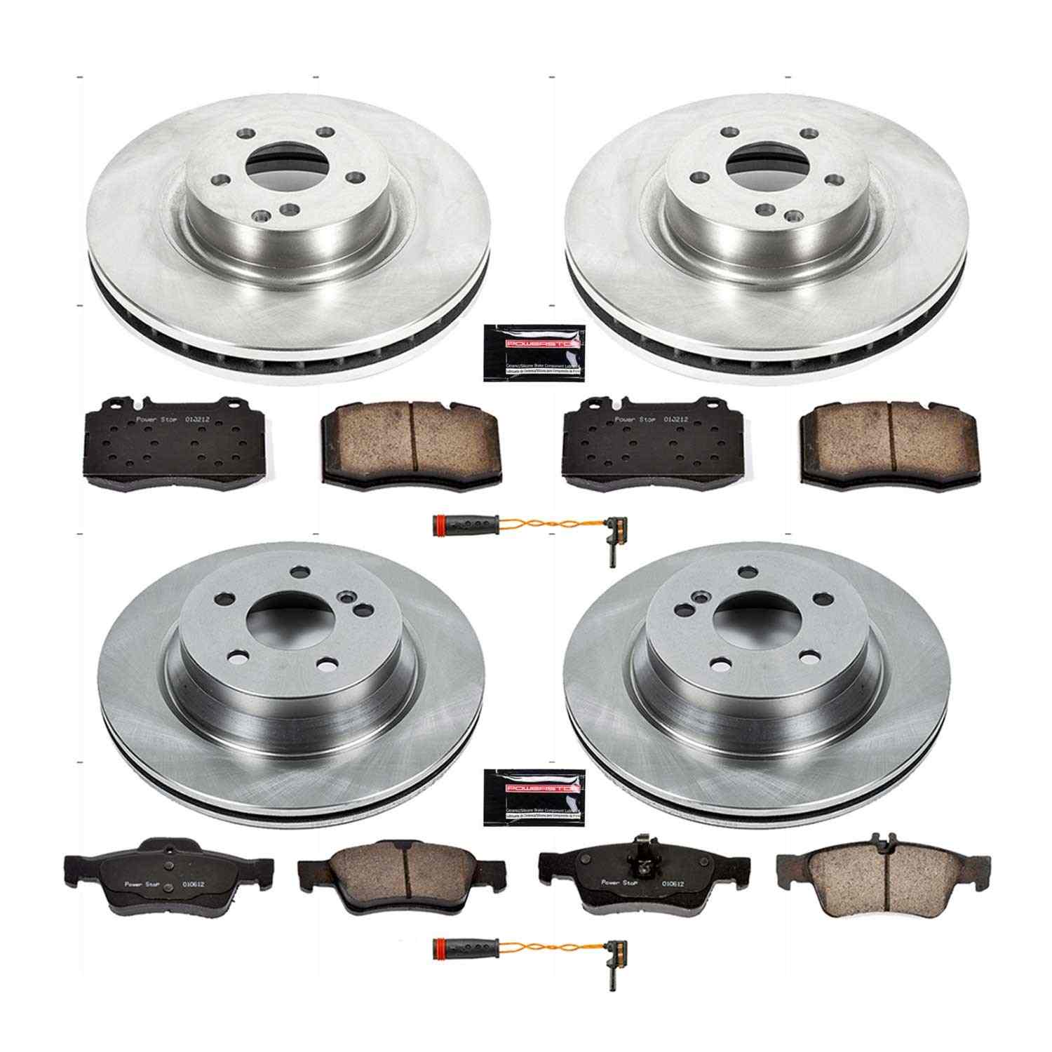 Power Stop 07-09 Mercedes-Benz E550 Front & Rear Autospecialty Brake Kit