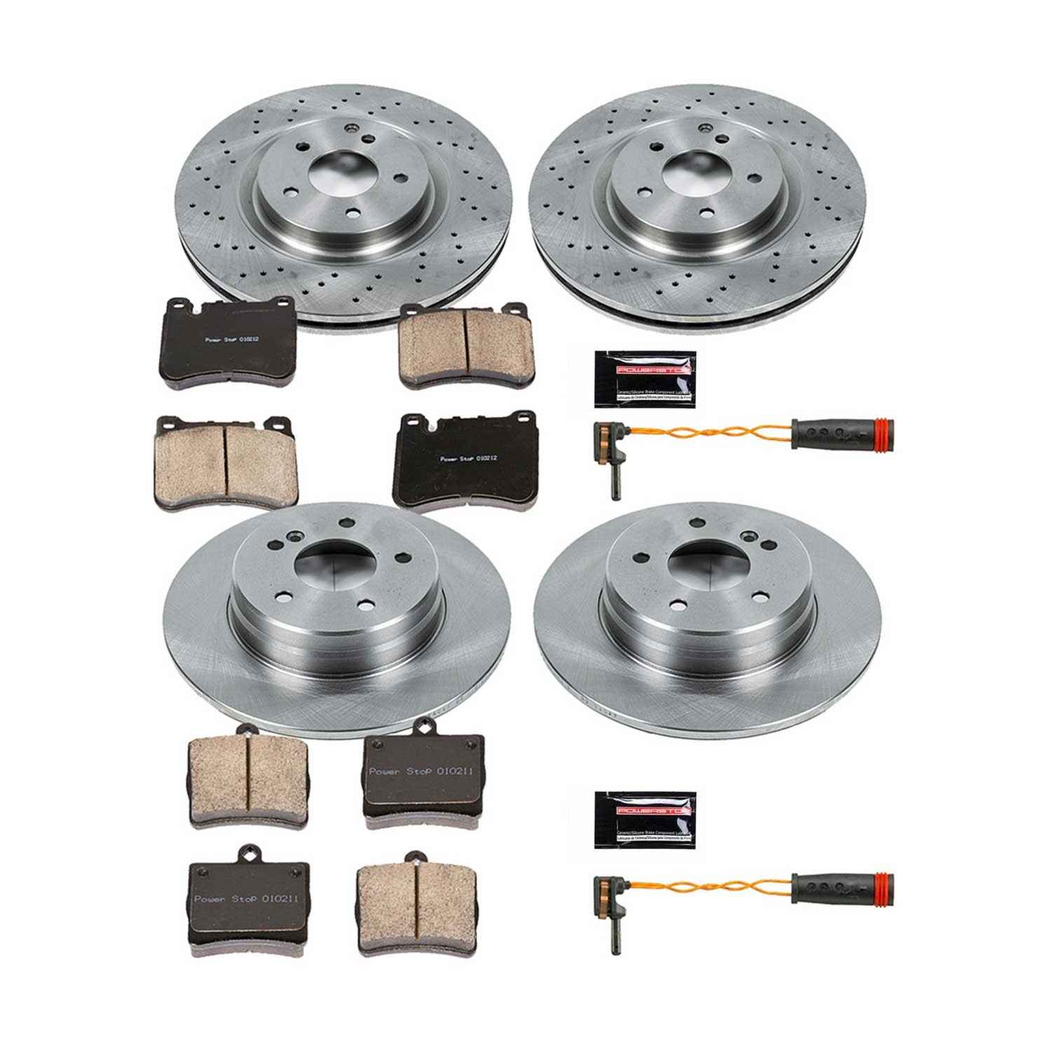Power Stop 06-08 Mercedes-Benz SLK280 Front & Rear Autospecialty Brake Kit