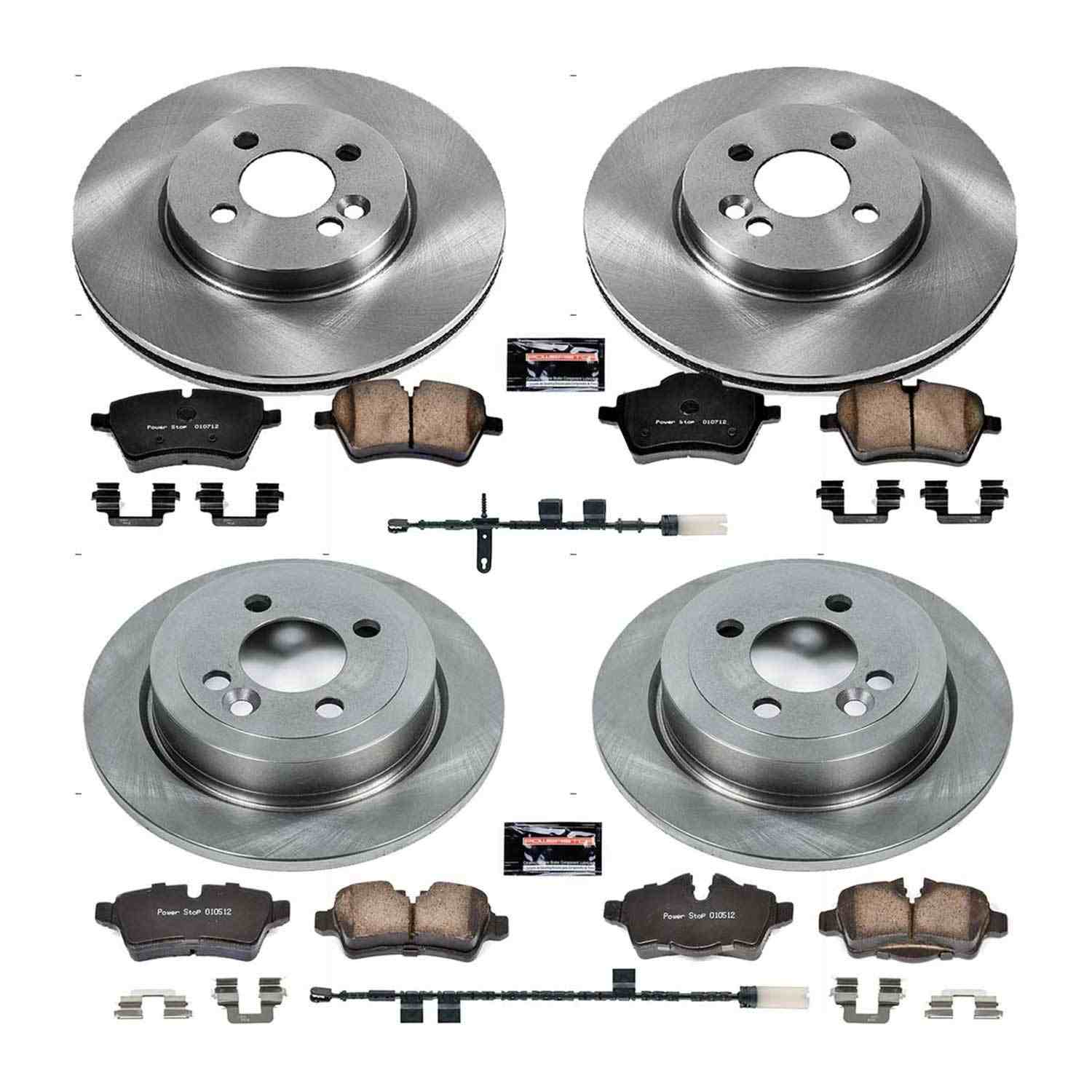 Power Stop 11-16 Mini Cooper Front & Rear Autospecialty Brake Kit